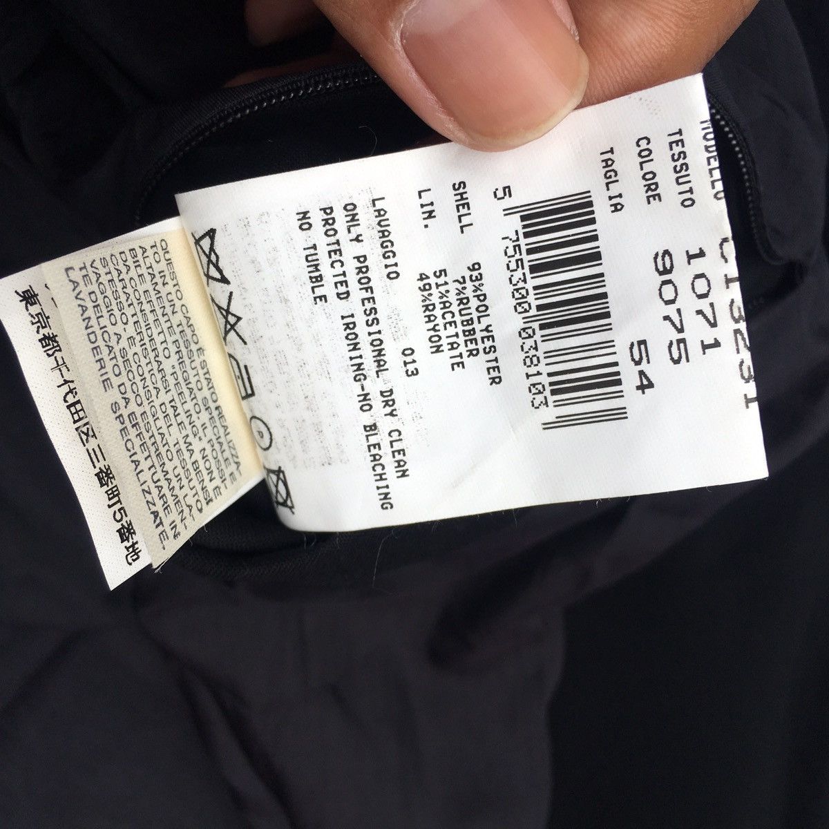 Giorgio Armani black overcoat Size US L / EU 52-54 / 3 - 14 Thumbnail
