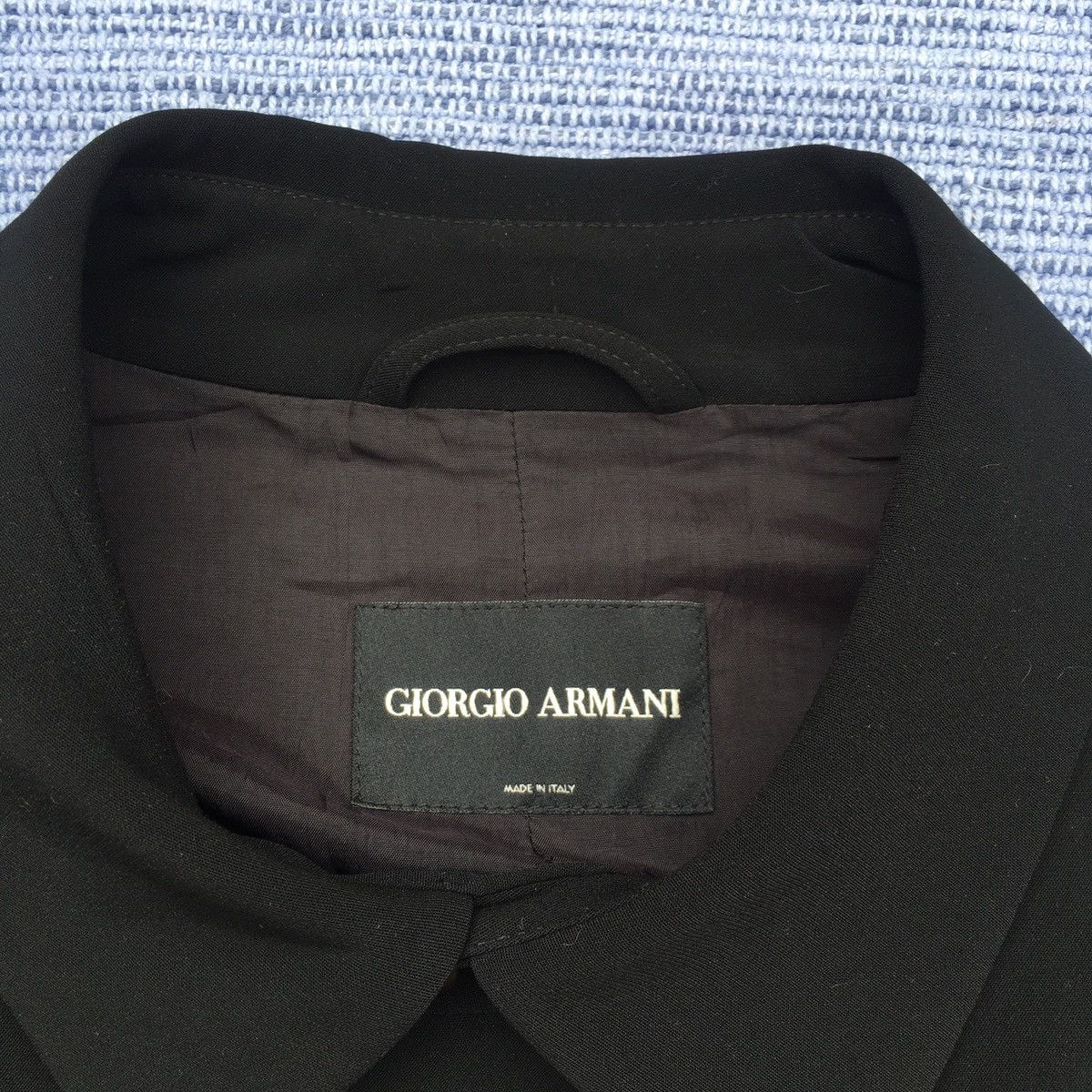 Giorgio Armani black overcoat Size US L / EU 52-54 / 3 - 6 Thumbnail