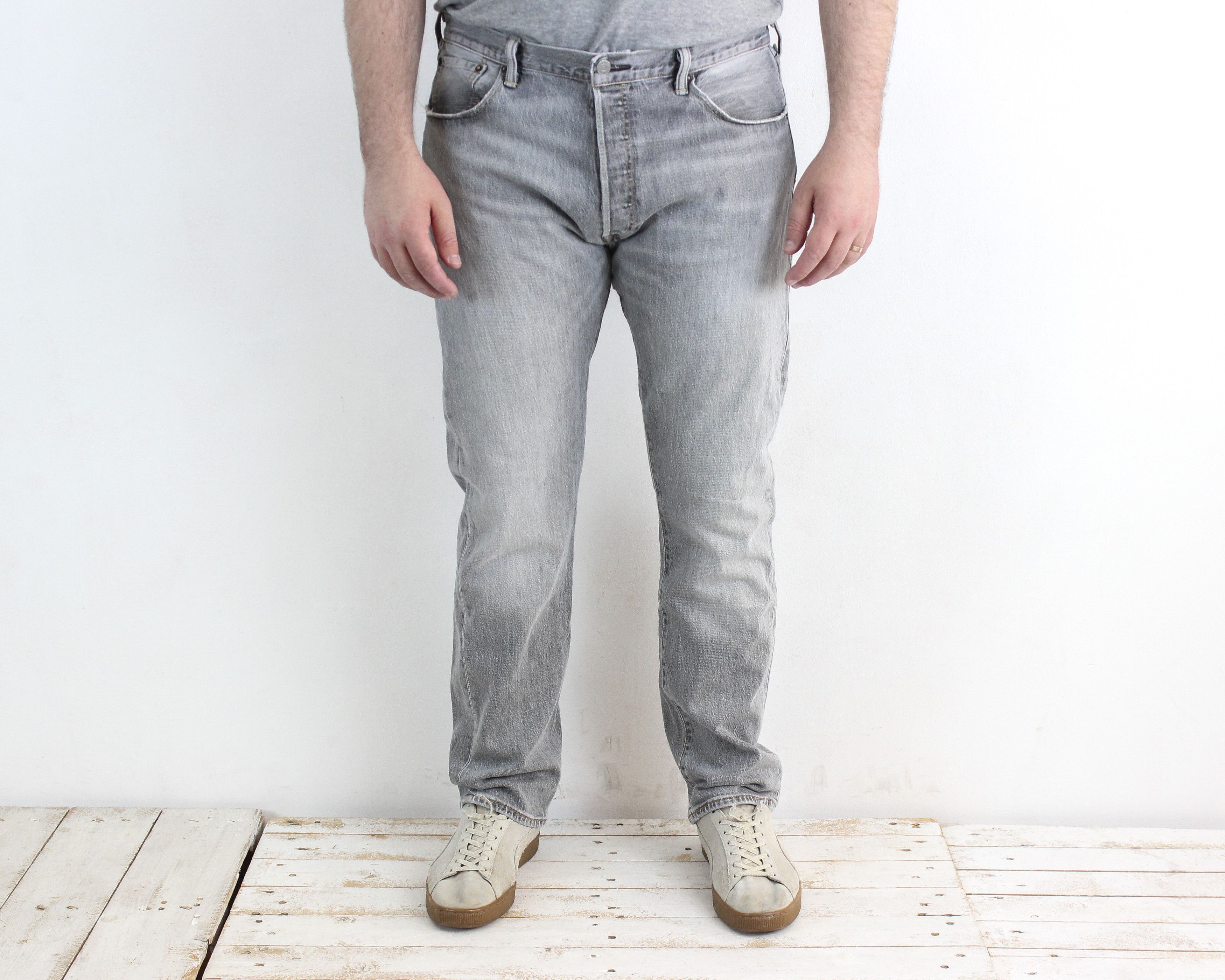 Levi's 501 Mens W38 L32 Regular Straight Jeans Denim Pants Trousers Size US 38 / EU 54 - 1 Thumbnail