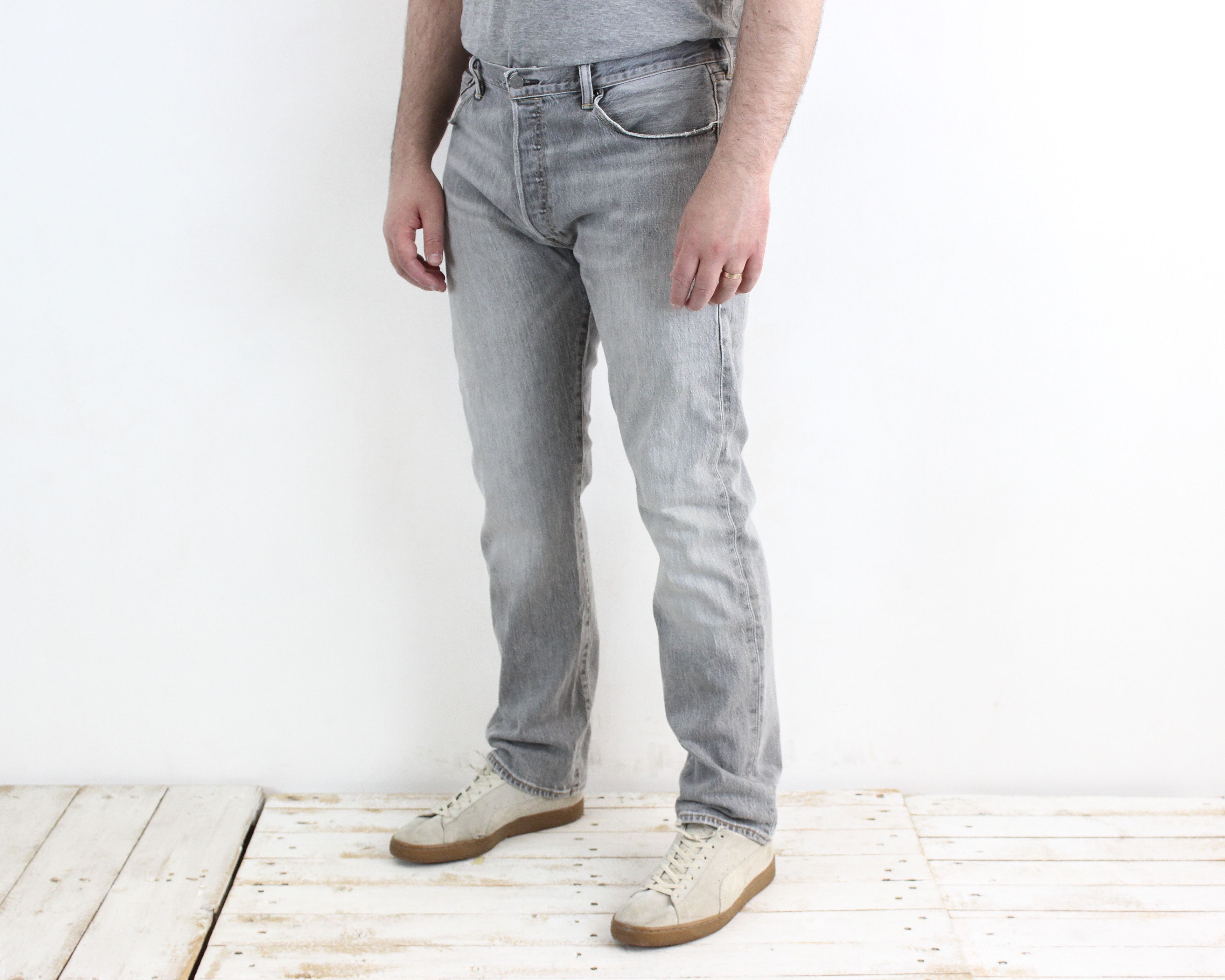 Levi's 501 Mens W38 L32 Regular Straight Jeans Denim Pants Trousers Size US 38 / EU 54 - 2 Thumbnail