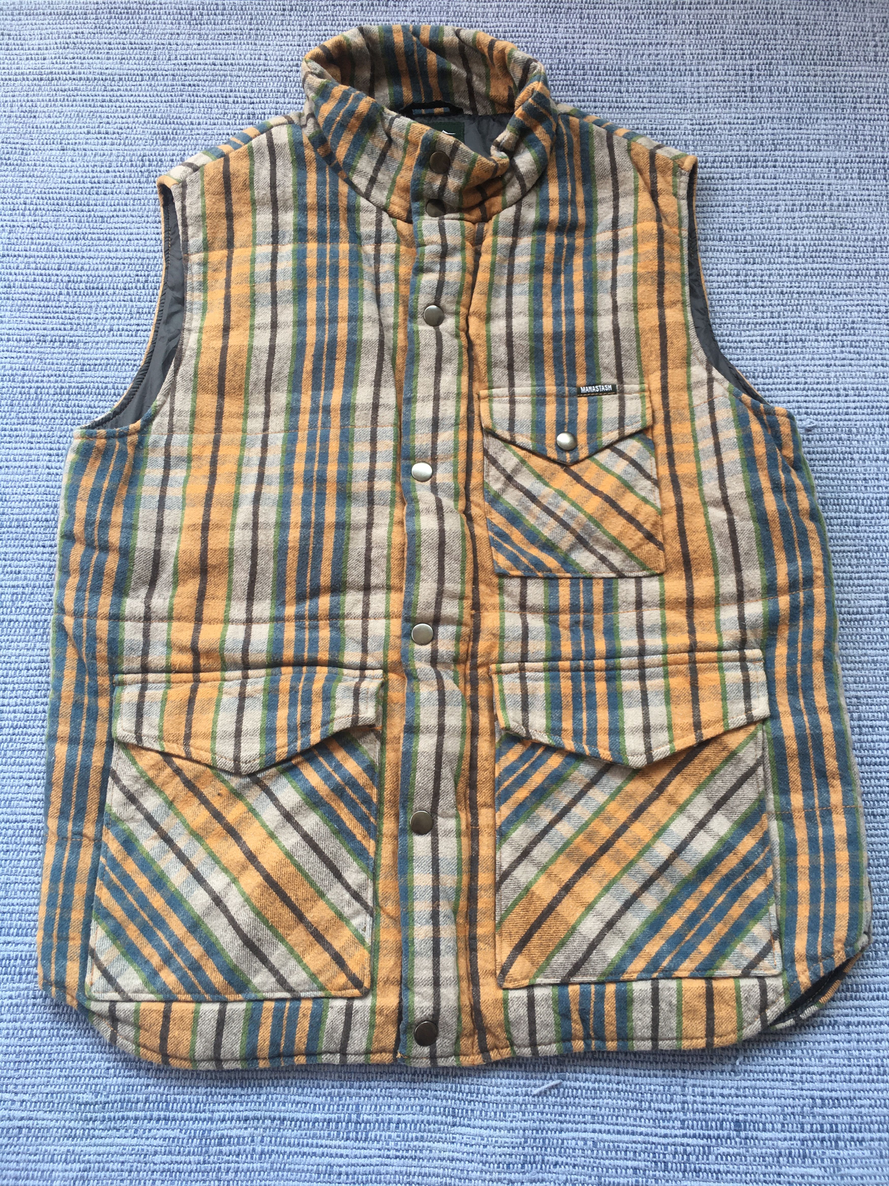 Japanese Brand checker vest Size US M / EU 48-50 / 2 - 1 Thumbnail