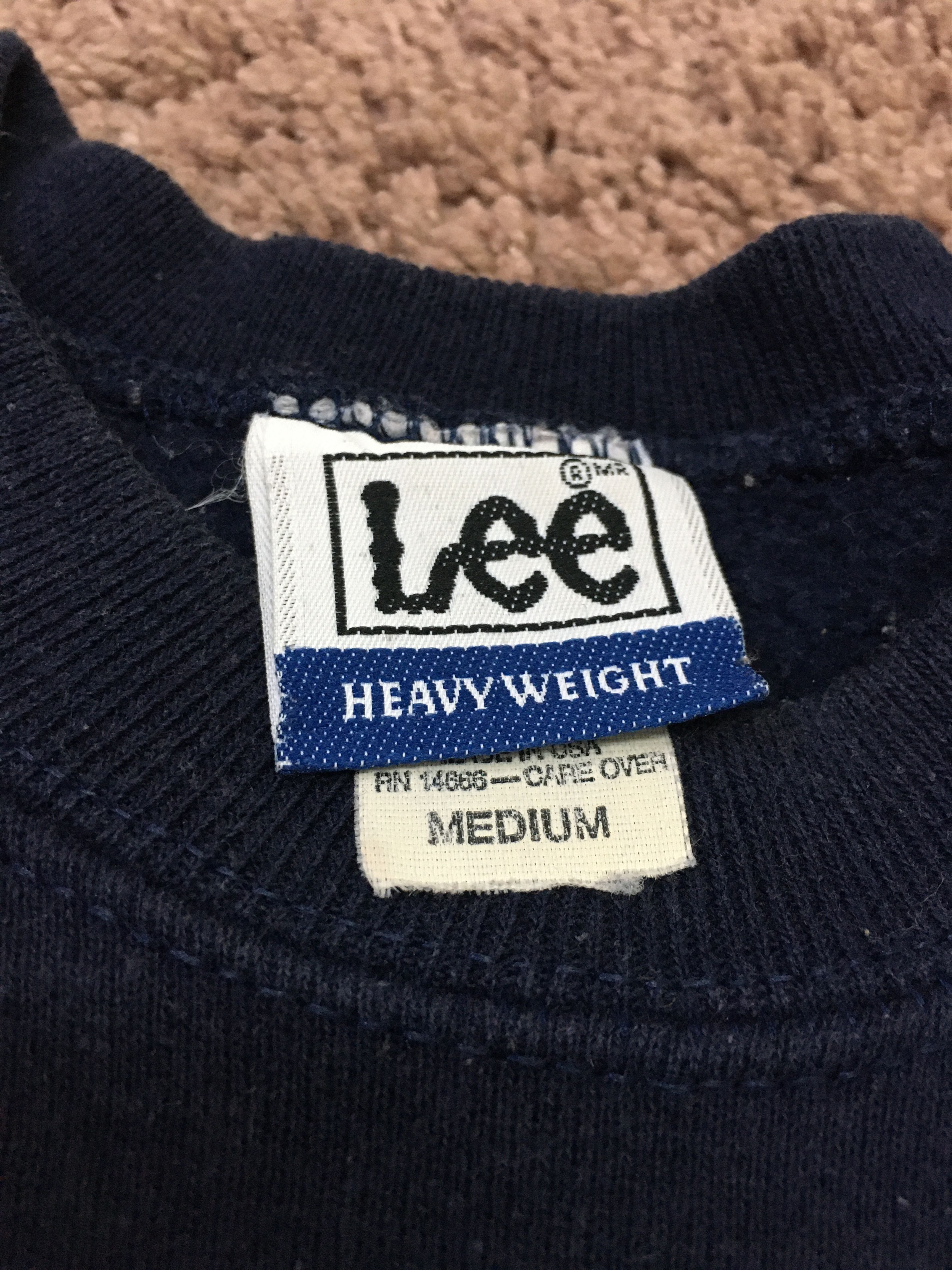Vintage vintage lee big logo Size US M / EU 48-50 / 2 - 2 Thumbnail