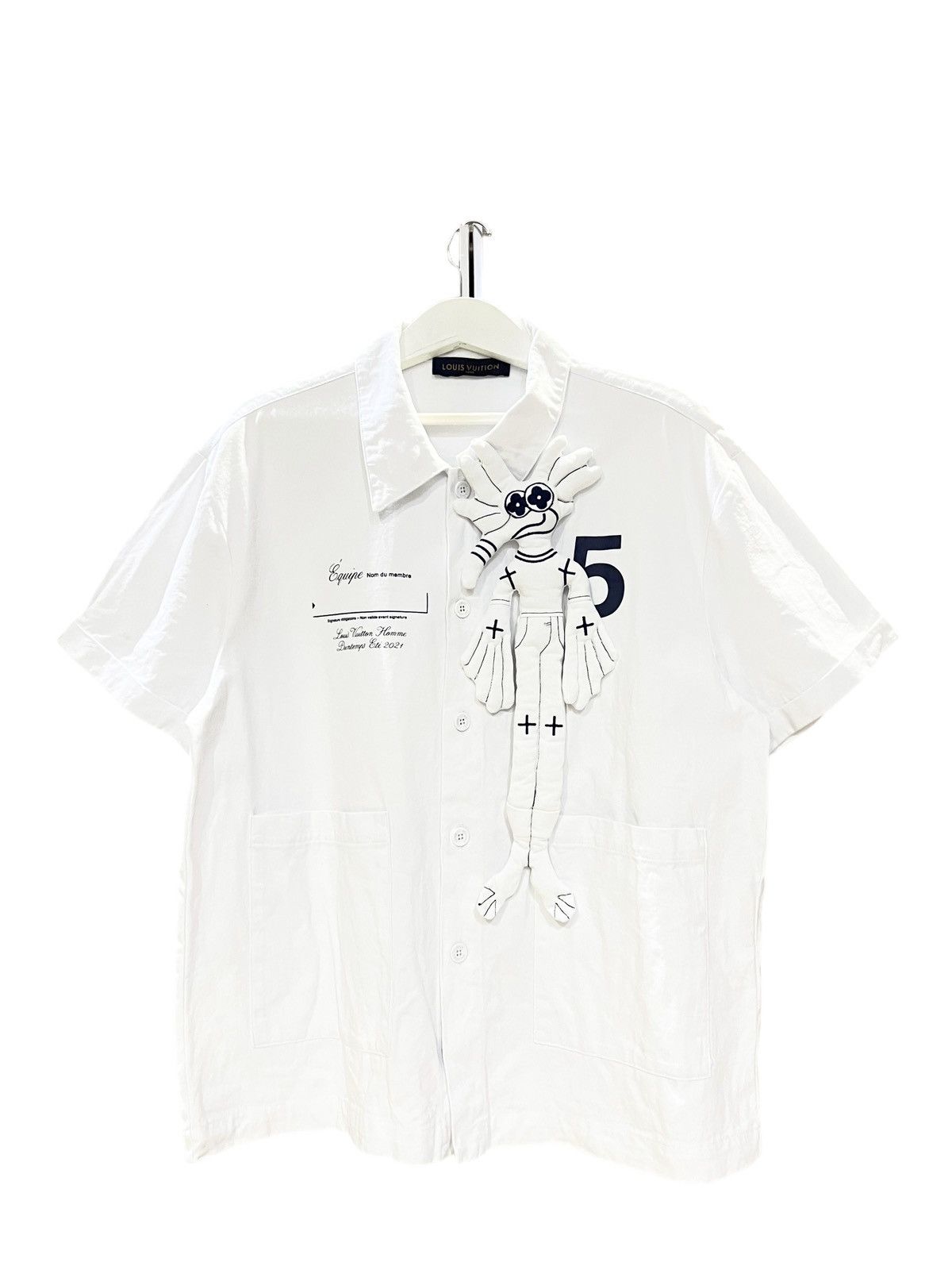 Louis Vuitton Louis Vuitton 2020 Spring Menswear Equipe Uniform Shirt