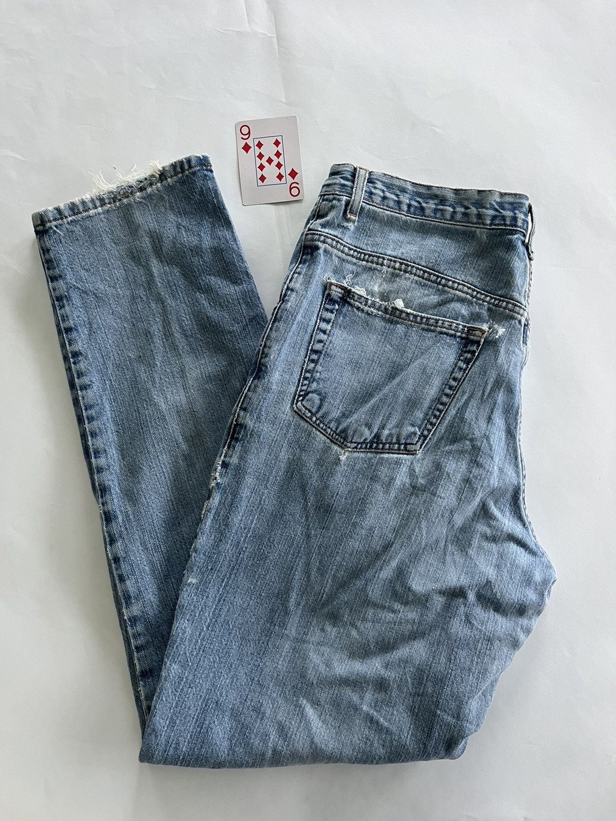 Guess Vintage Guess Jeans Mens Blue Denim Stone Wash USA 90s Size US 31 - 2 Thumbnail