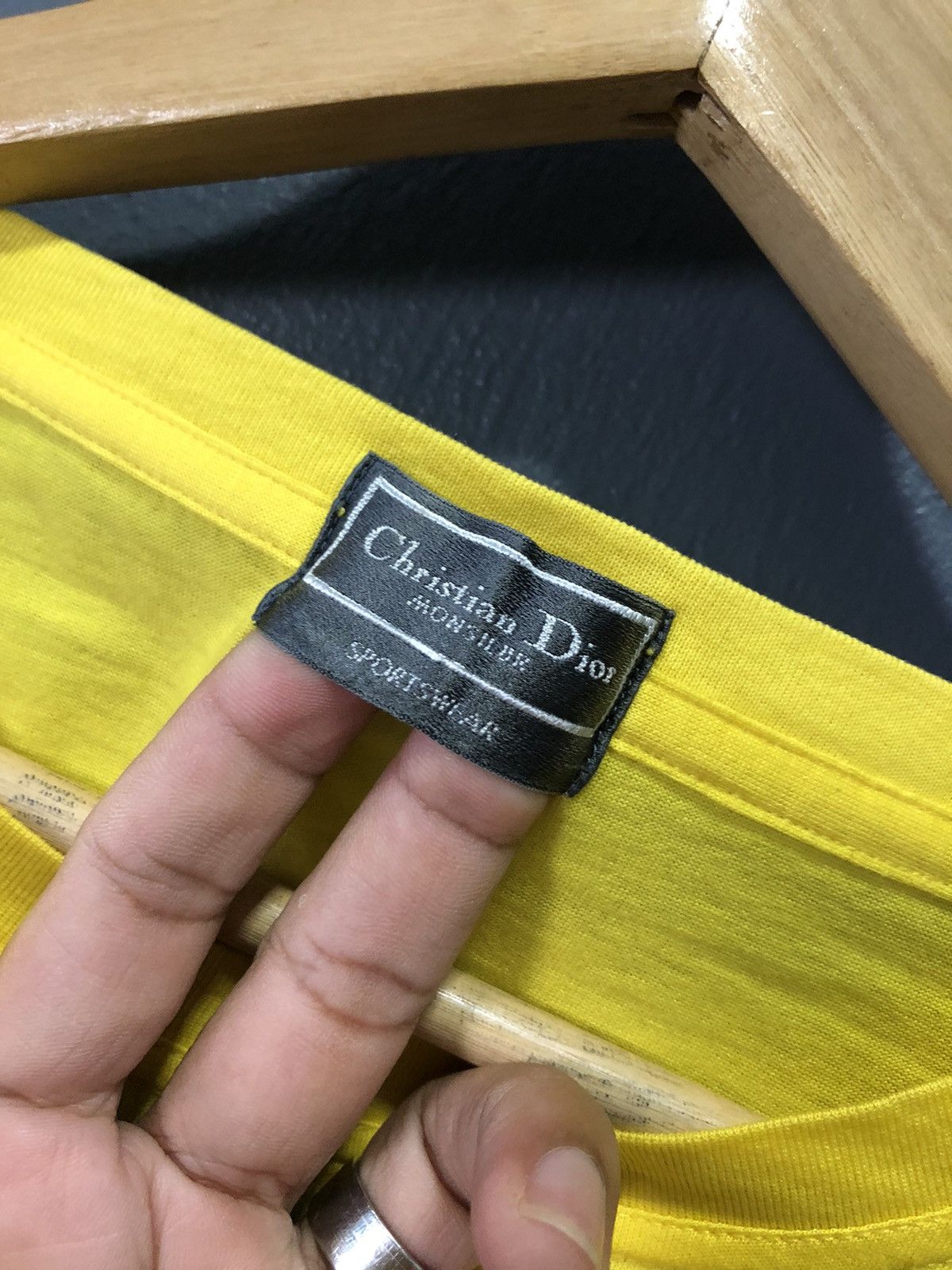 Christian Dior Monsieur × Vintage VINTAGE CHRISTIAN DIOR MONSIEUR SPORTWEAR PLAIN SHIRT Size US L / EU 52-54 / 3 - 3 Thumbnail