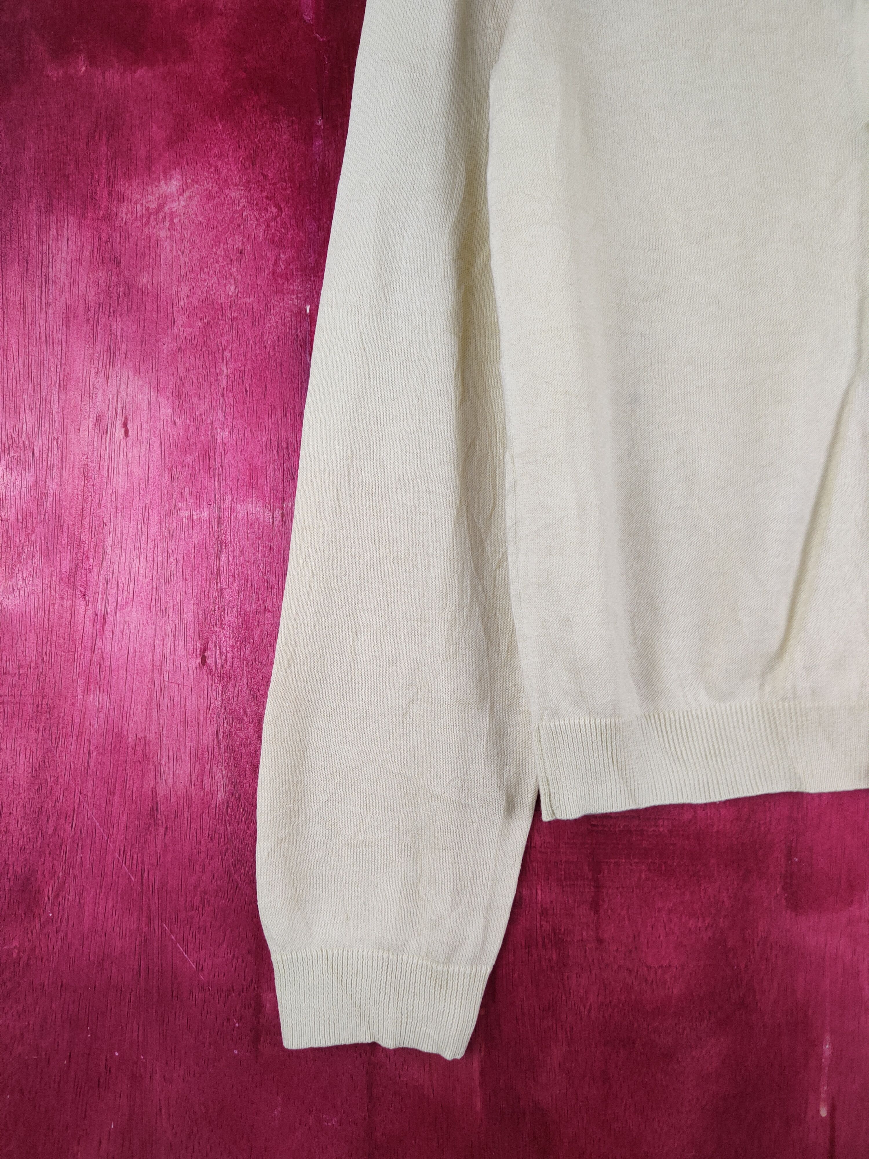 Japanese Brand Earth Music & Ecology Yellow Knitwear Cardigan #S1123 Size S / US 4 / IT 40 - 4 Thumbnail