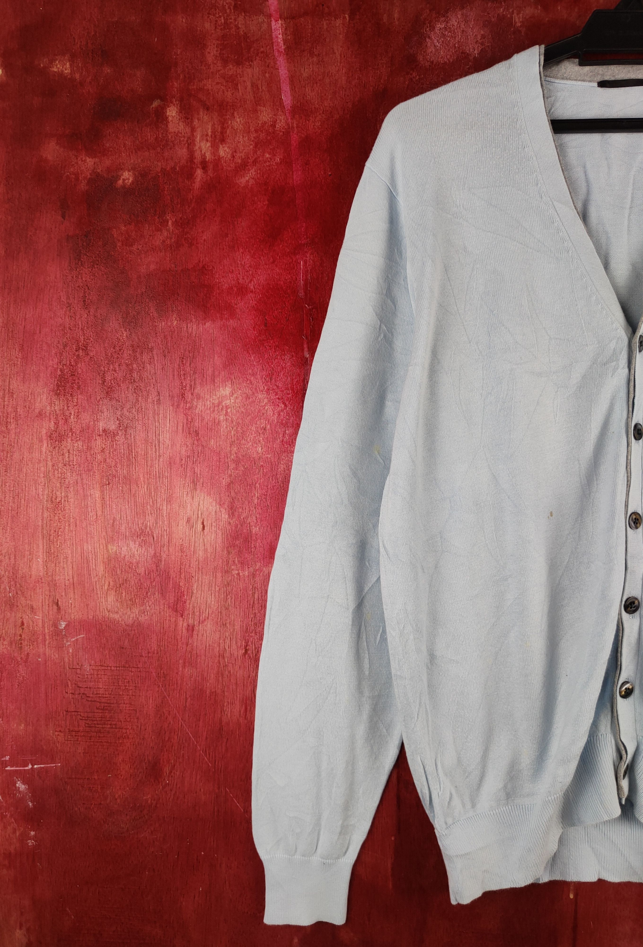 Japanese Brand × Uniqlo Uniqlo Baby Blue Knitwear Cardigan #S1120 Size L / US 10 / IT 46 - 3 Thumbnail
