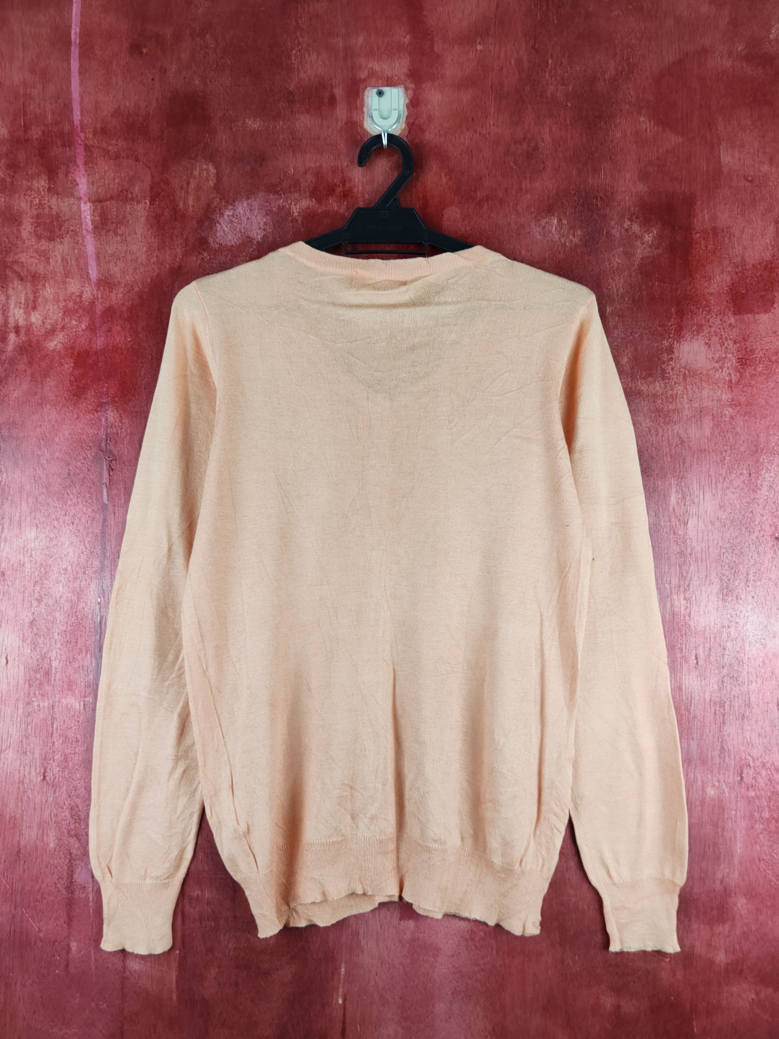 Homespun Knitwear × Japanese Brand Cepo Orange Knitwear Cardigan vintage japan #S1119 Size M / US 6-8 / IT 42-44 - 7 Thumbnail