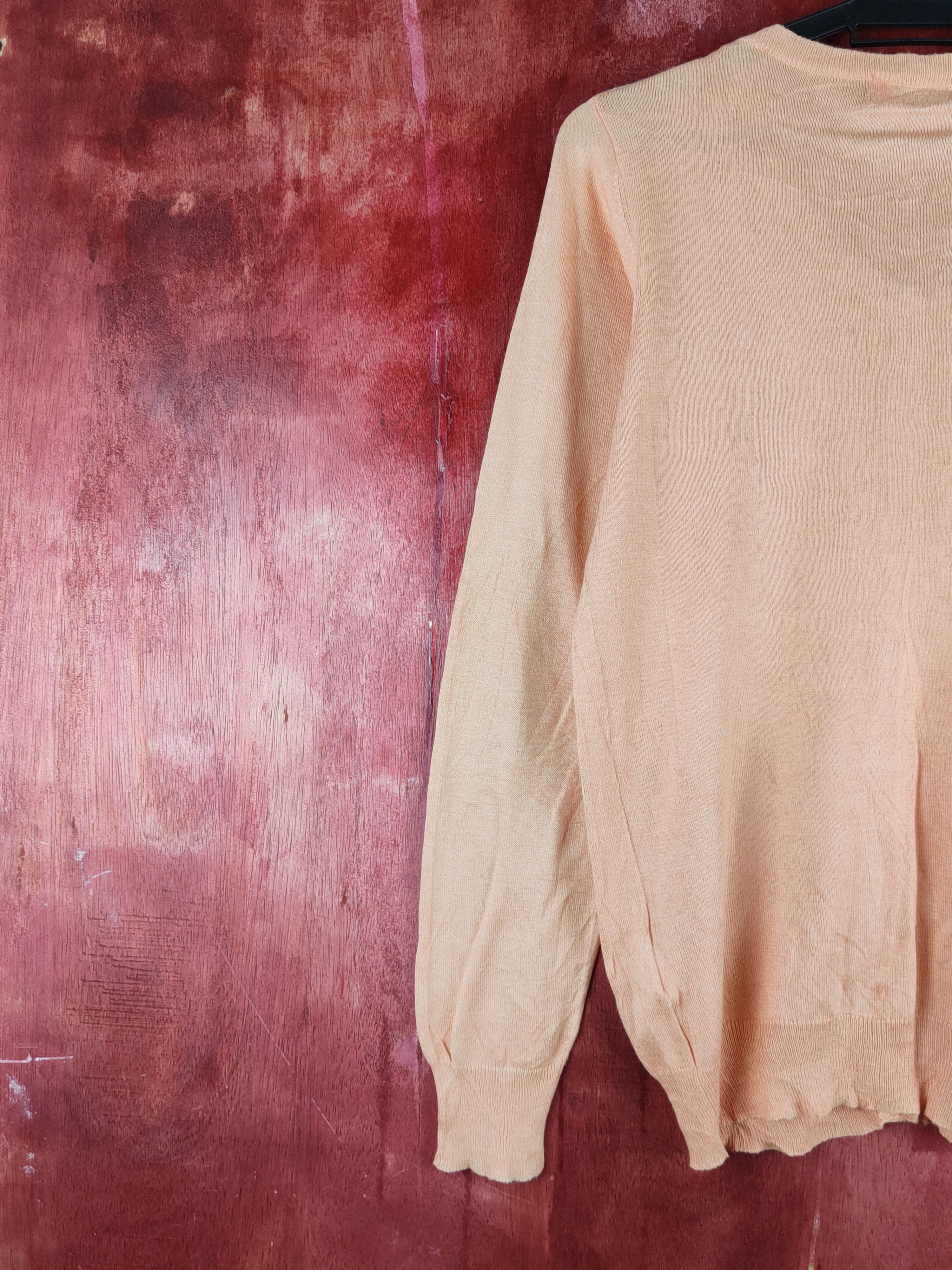 Homespun Knitwear × Japanese Brand Cepo Orange Knitwear Cardigan vintage japan #S1119 Size M / US 6-8 / IT 42-44 - 8 Thumbnail