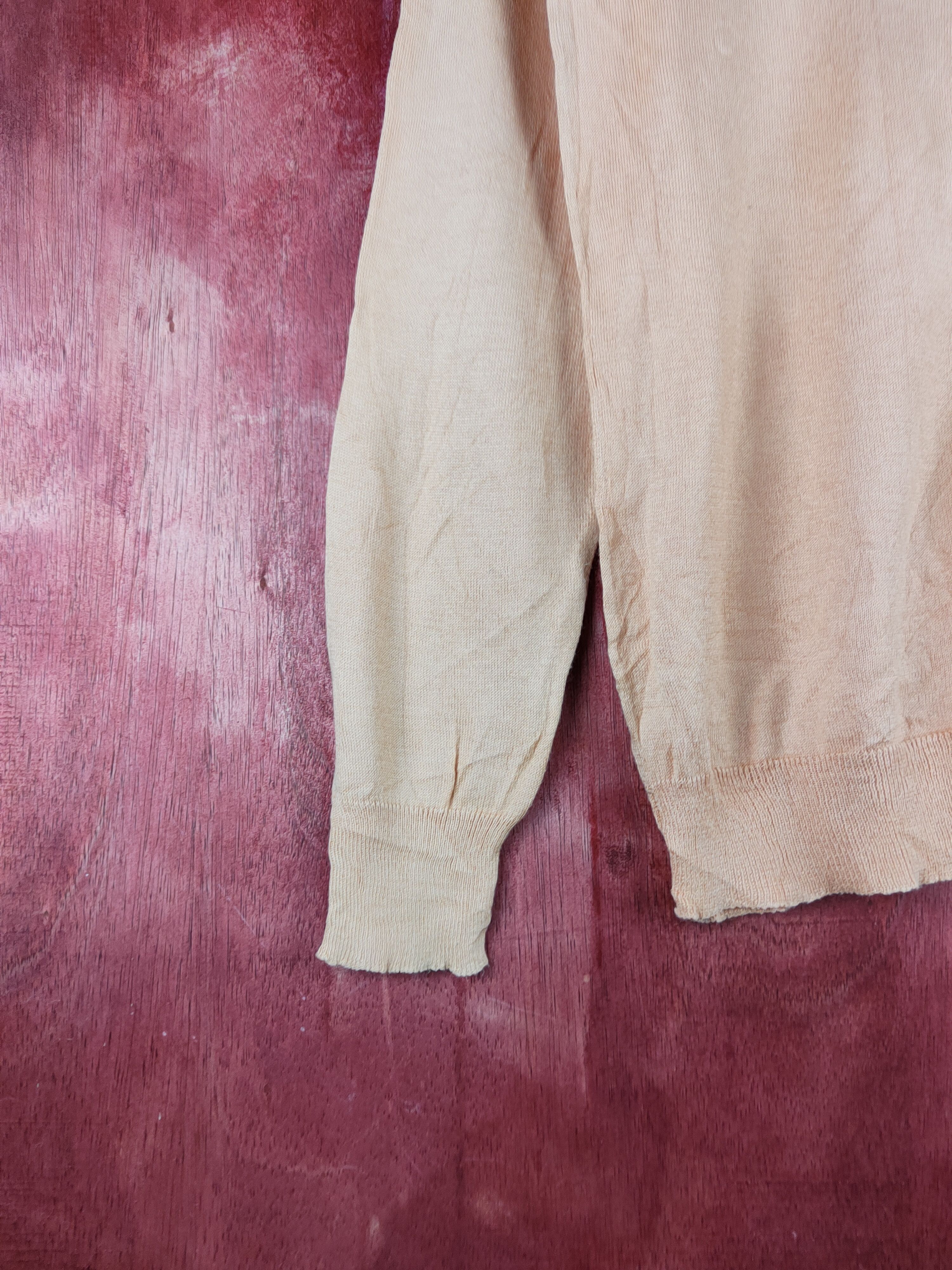 Homespun Knitwear × Japanese Brand Cepo Orange Knitwear Cardigan vintage japan #S1119 Size M / US 6-8 / IT 42-44 - 4 Thumbnail