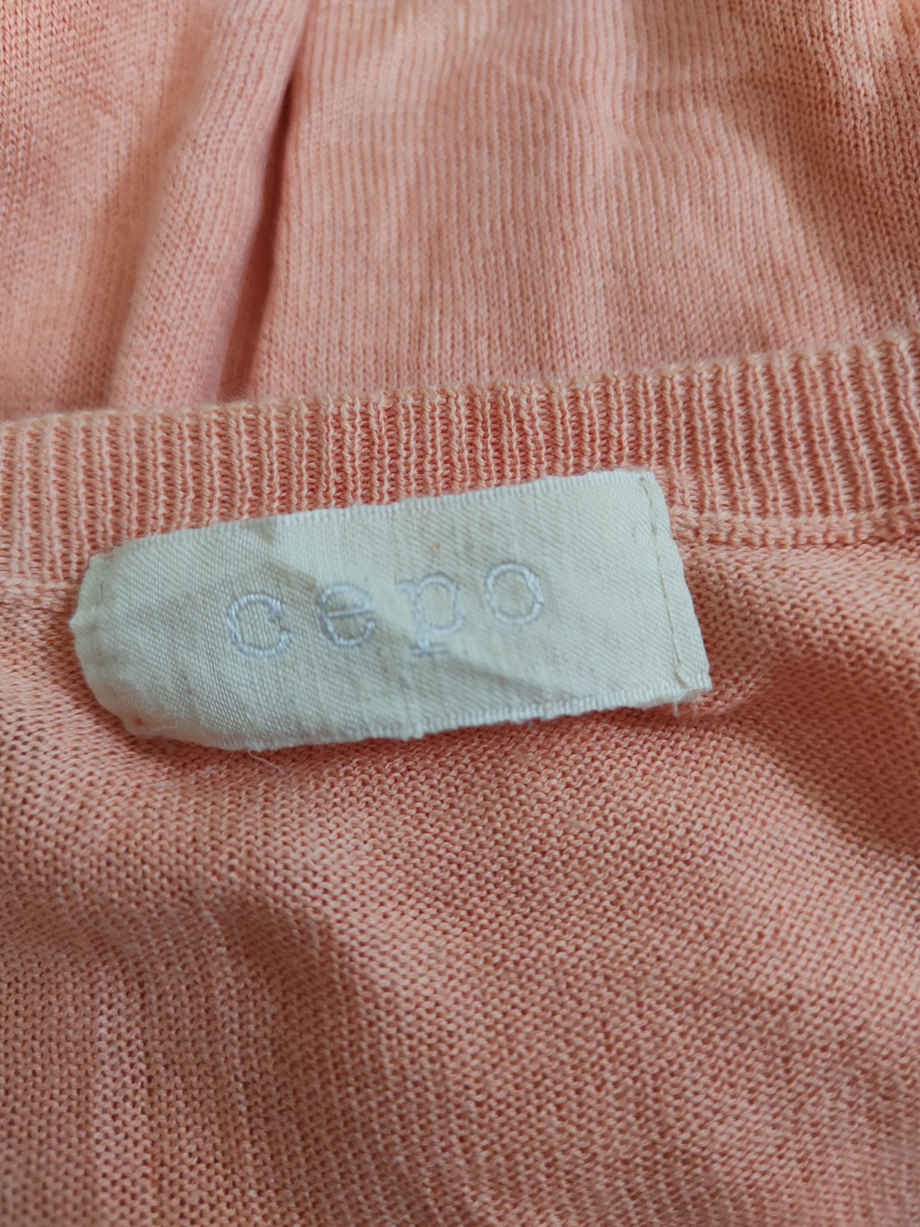 Homespun Knitwear × Japanese Brand Cepo Orange Knitwear Cardigan vintage japan #S1119 Size M / US 6-8 / IT 42-44 - 11 Thumbnail