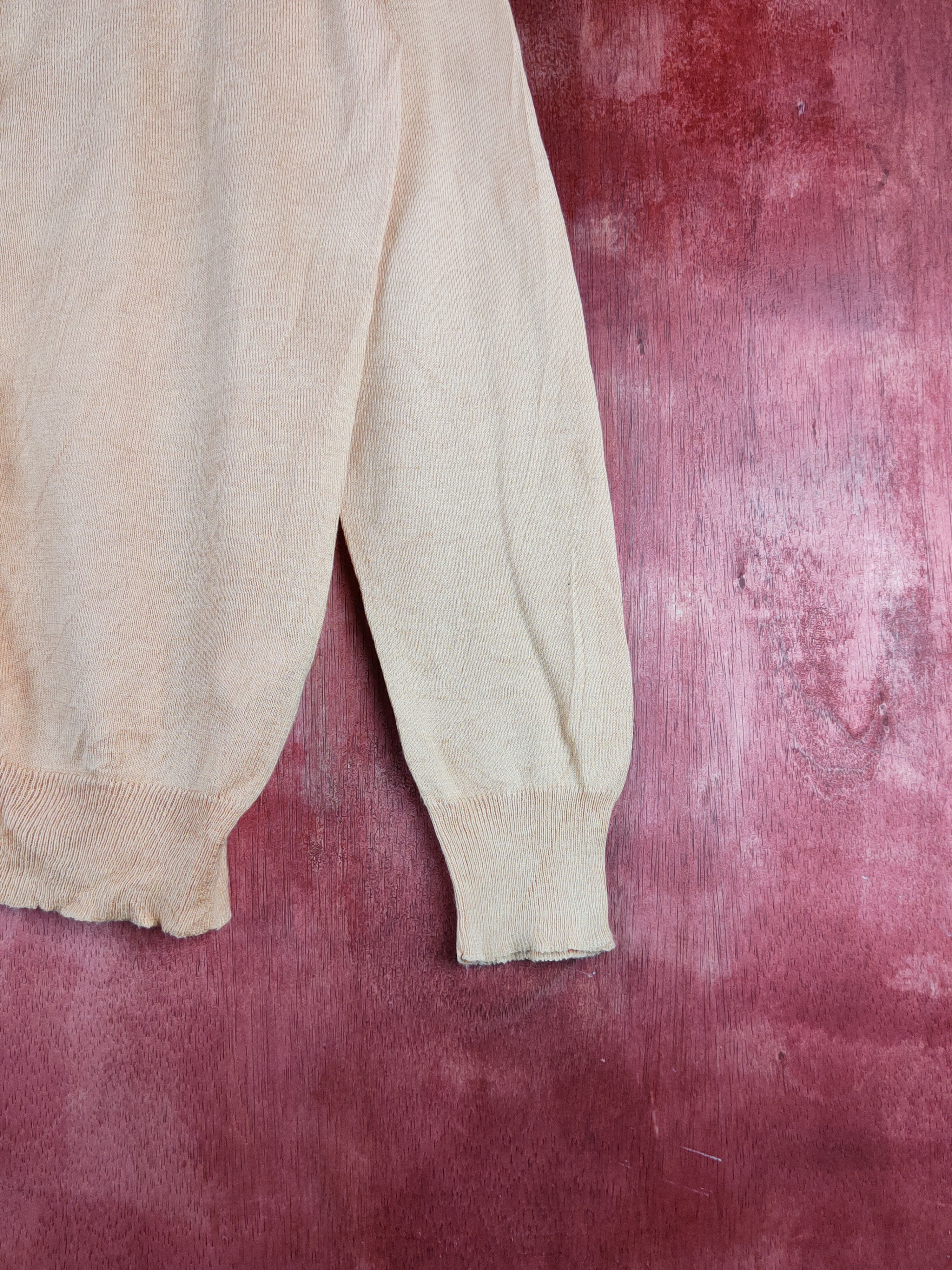 Homespun Knitwear × Japanese Brand Cepo Orange Knitwear Cardigan vintage japan #S1119 Size M / US 6-8 / IT 42-44 - 6 Thumbnail