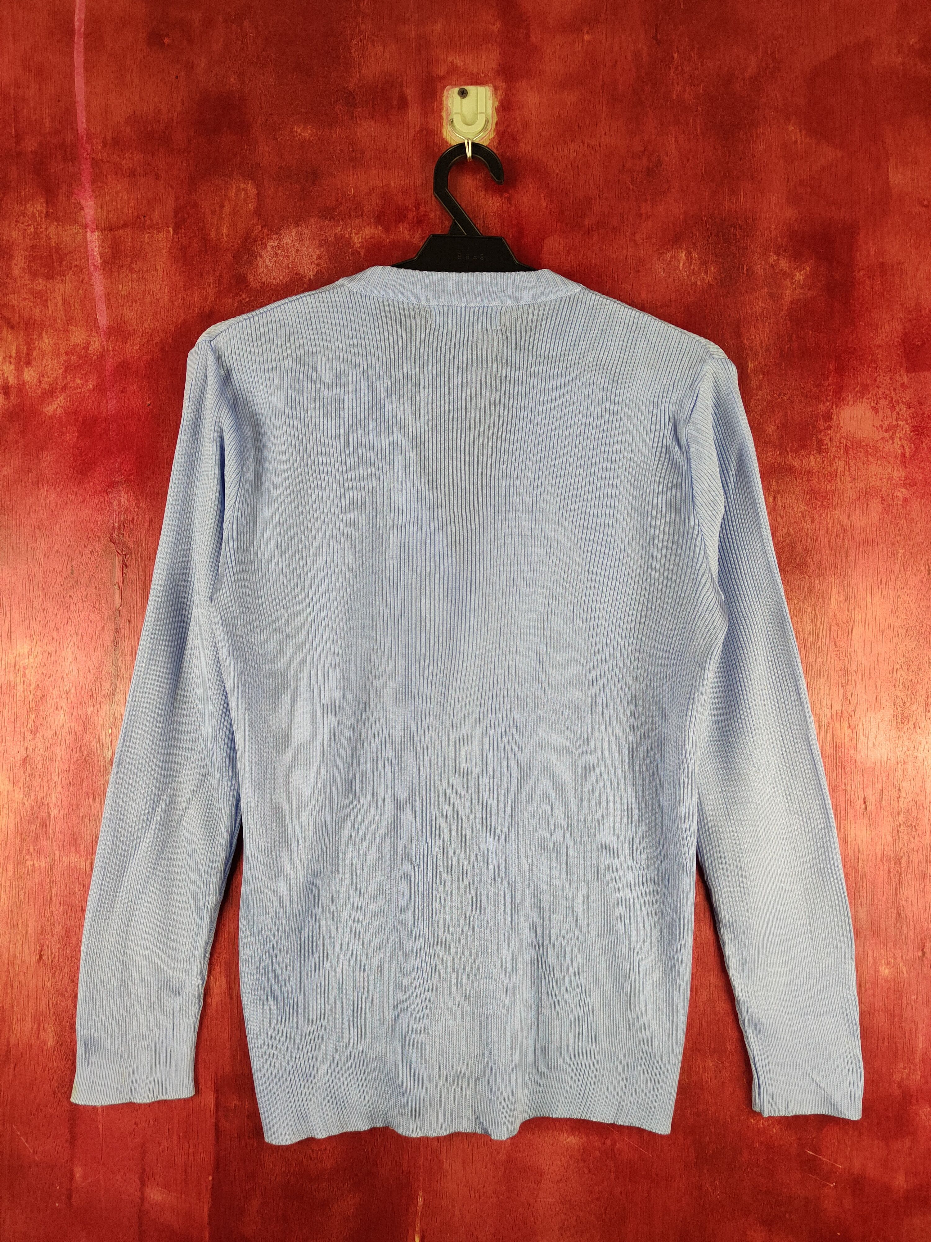 Japanese Brand × Vintage Eljeune Blue faded Knitwear Cardigan vintage japan #S1118 Size M / US 6-8 / IT 42-44 - 7 Thumbnail