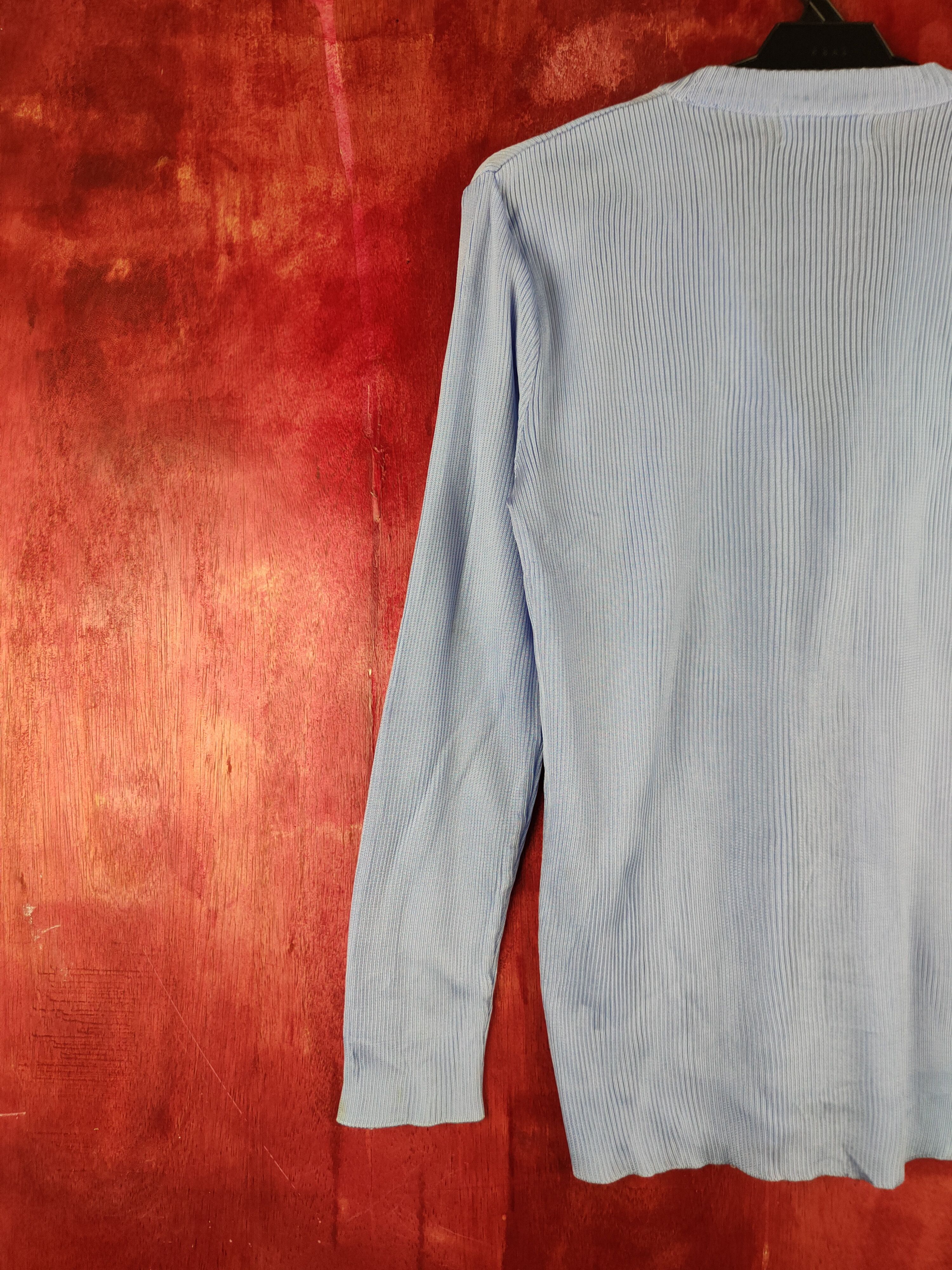 Japanese Brand × Vintage Eljeune Blue faded Knitwear Cardigan vintage japan #S1118 Size M / US 6-8 / IT 42-44 - 8 Thumbnail