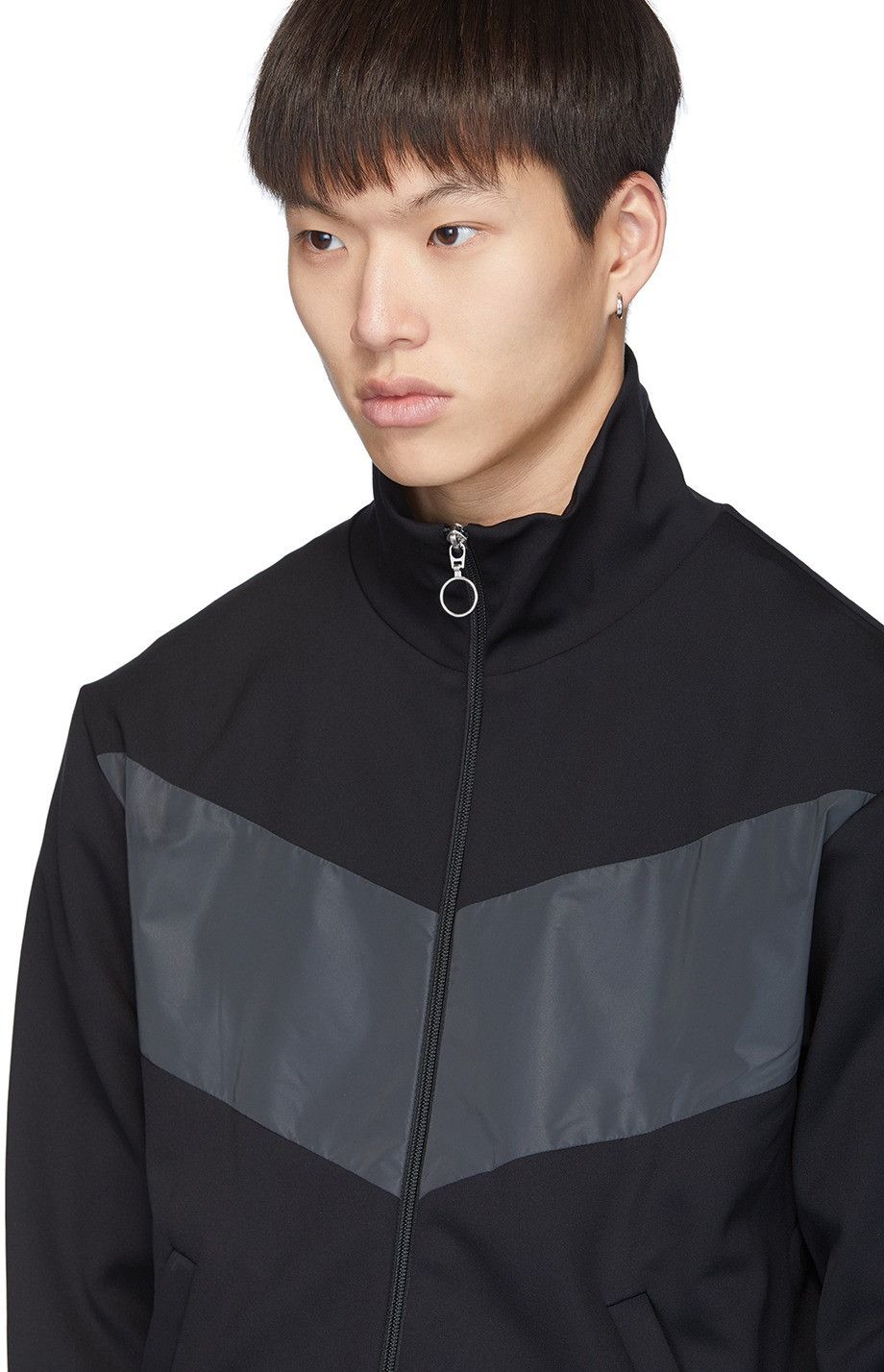 image of Satisfy Black Spacer Tracksuit Jacket 1 - S, Men's (Size Small)