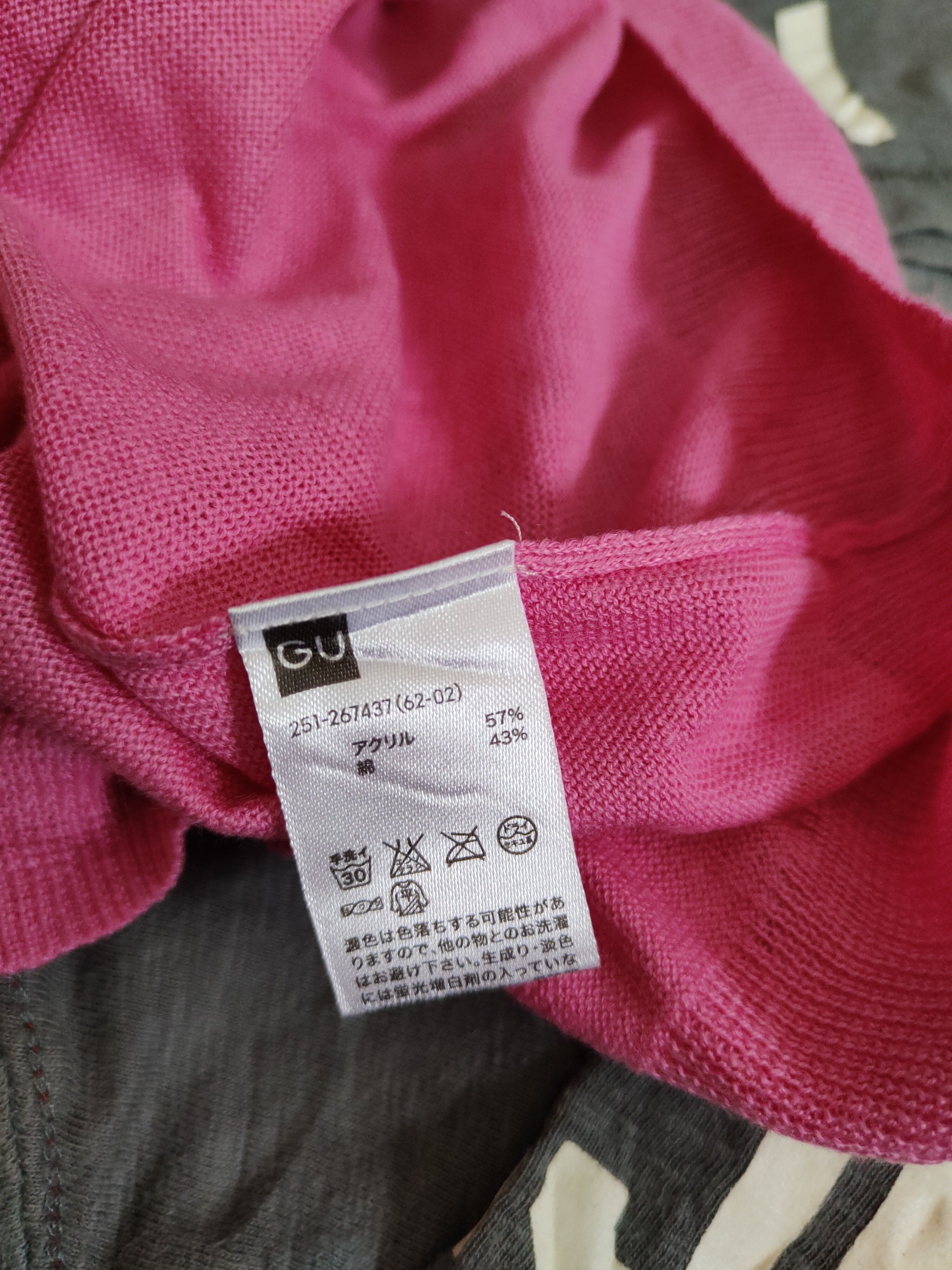 GU × Japanese Brand GU Pink Knitwear Cardigan japan vintage #S1117 Size M / US 6-8 / IT 42-44 - 10 Thumbnail