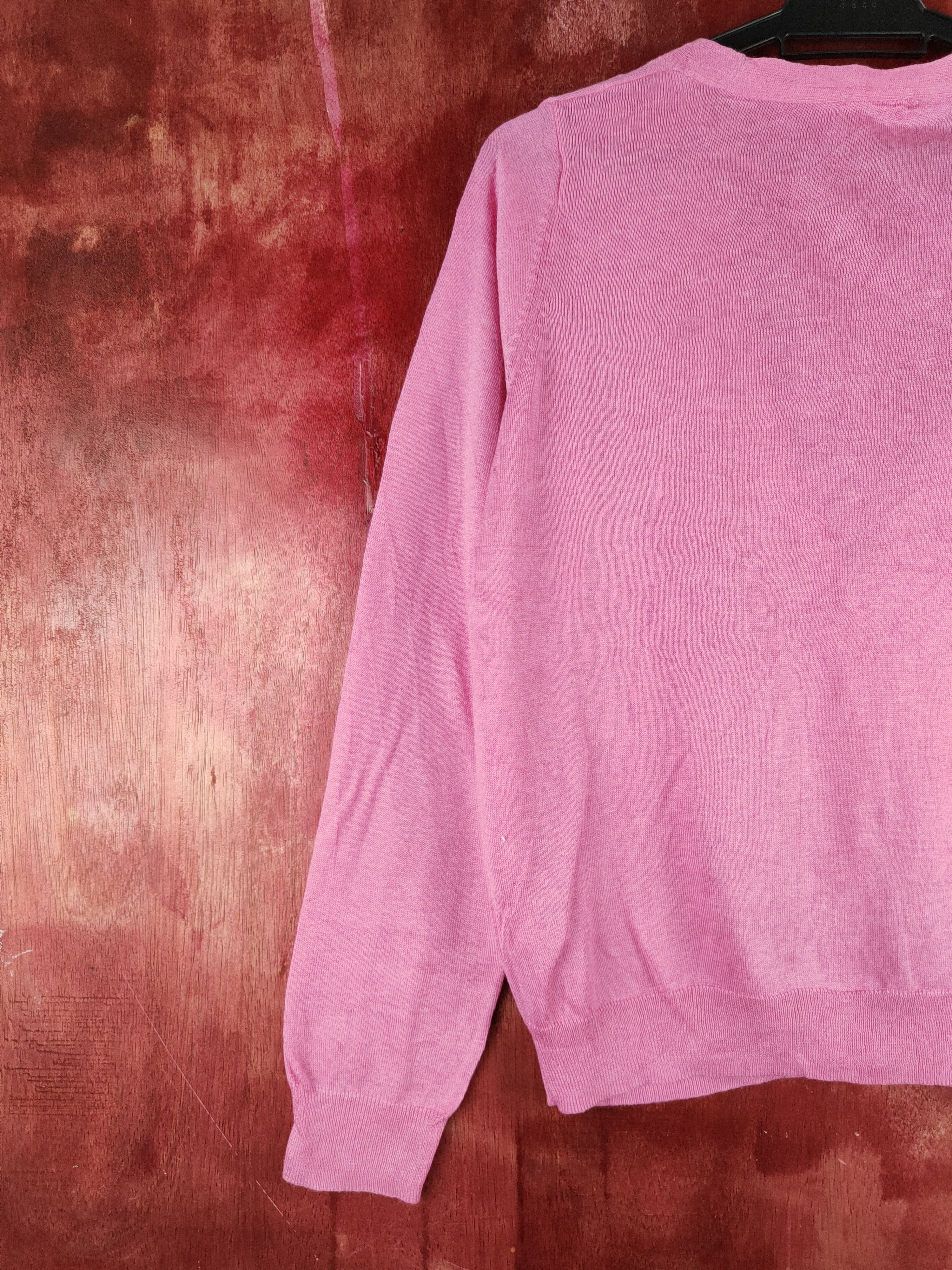GU × Japanese Brand GU Pink Knitwear Cardigan japan vintage #S1117 Size M / US 6-8 / IT 42-44 - 8 Thumbnail