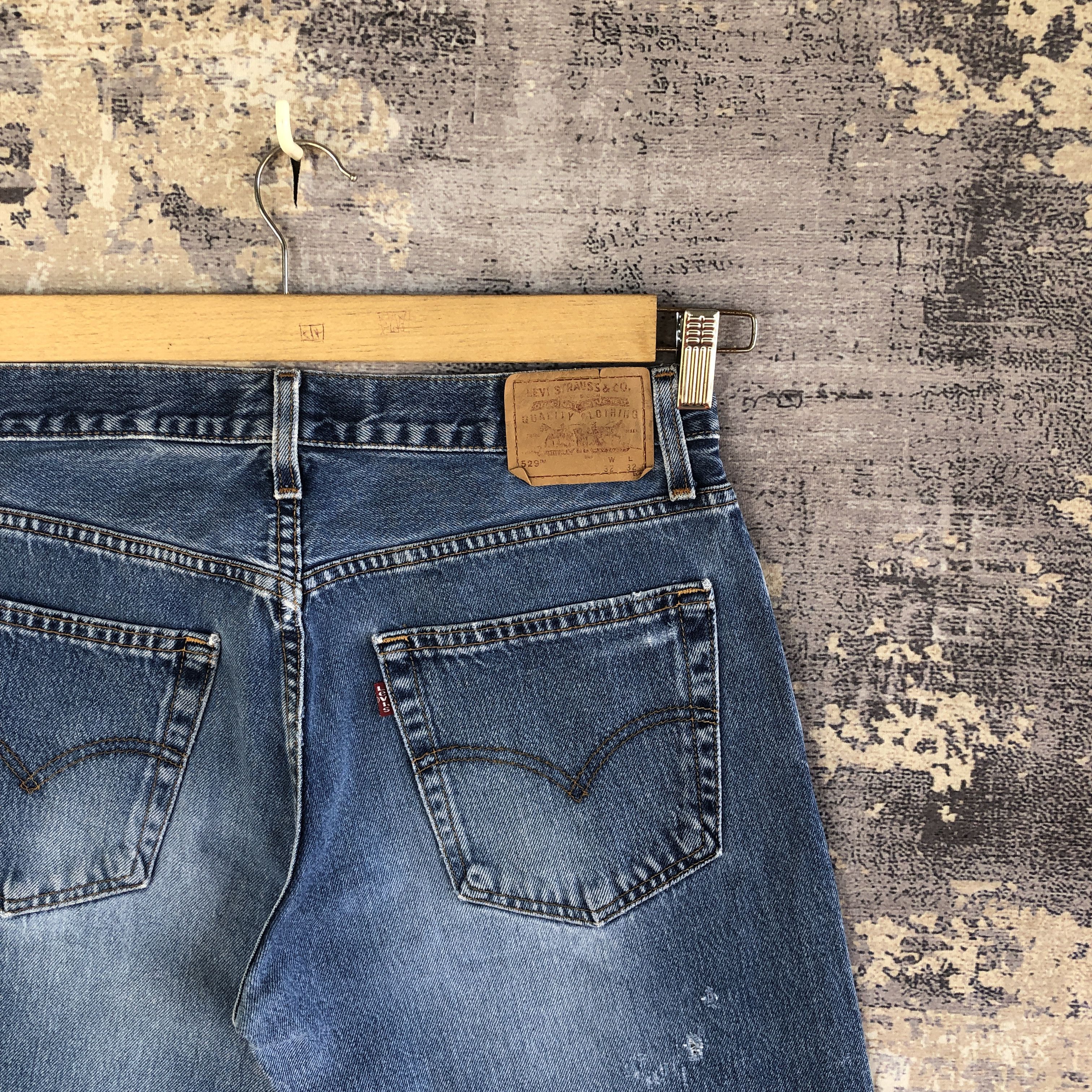 Levi's × Vintage Vintage Levi's Distressed Jeans Levis 529 Painter Denim Size US 30 / EU 46 - 5 Thumbnail