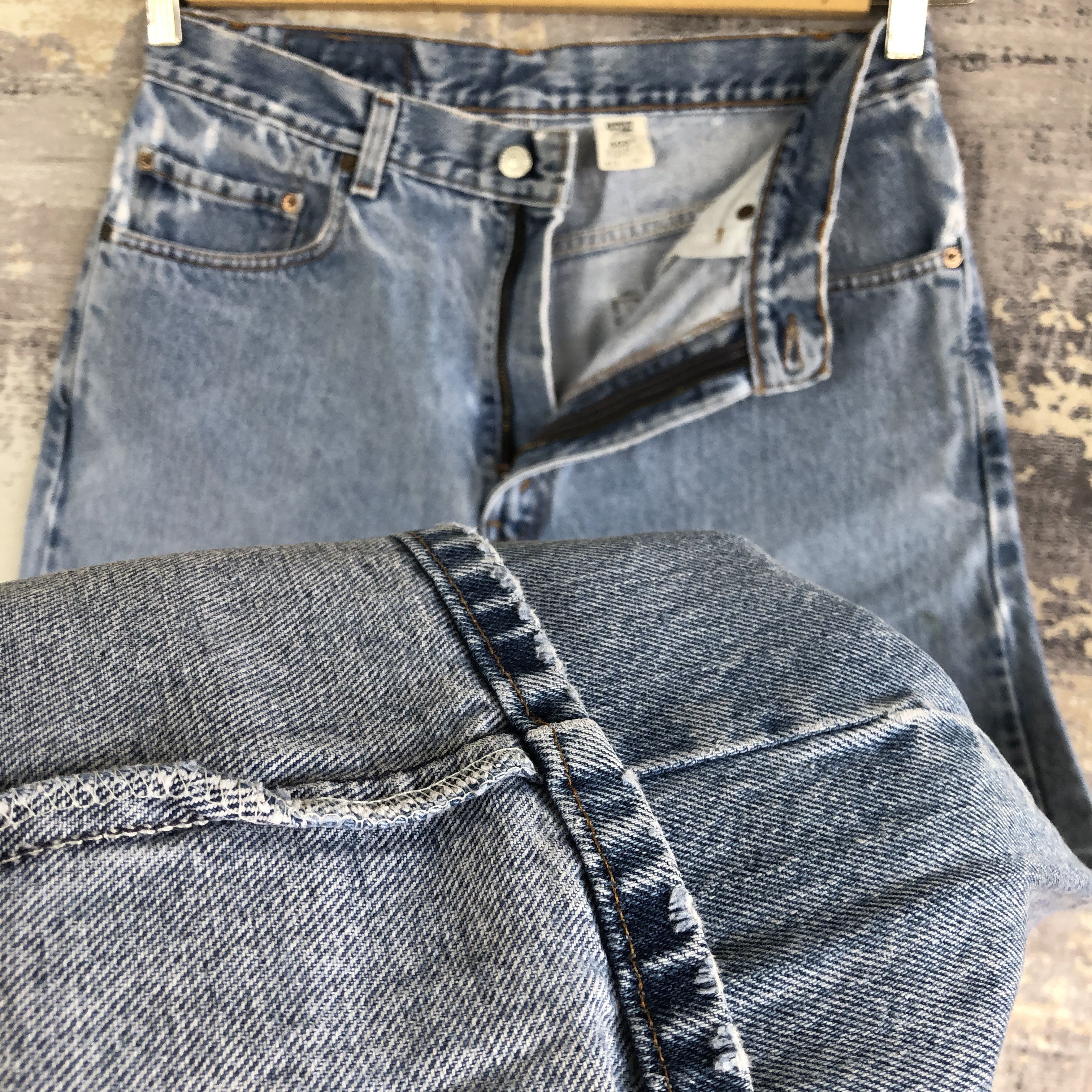 Levi's × Vintage Vintage Sun Faded Levi's Jeans Levis 505 Distressed Denim Size US 30 / EU 46 - 8 Thumbnail