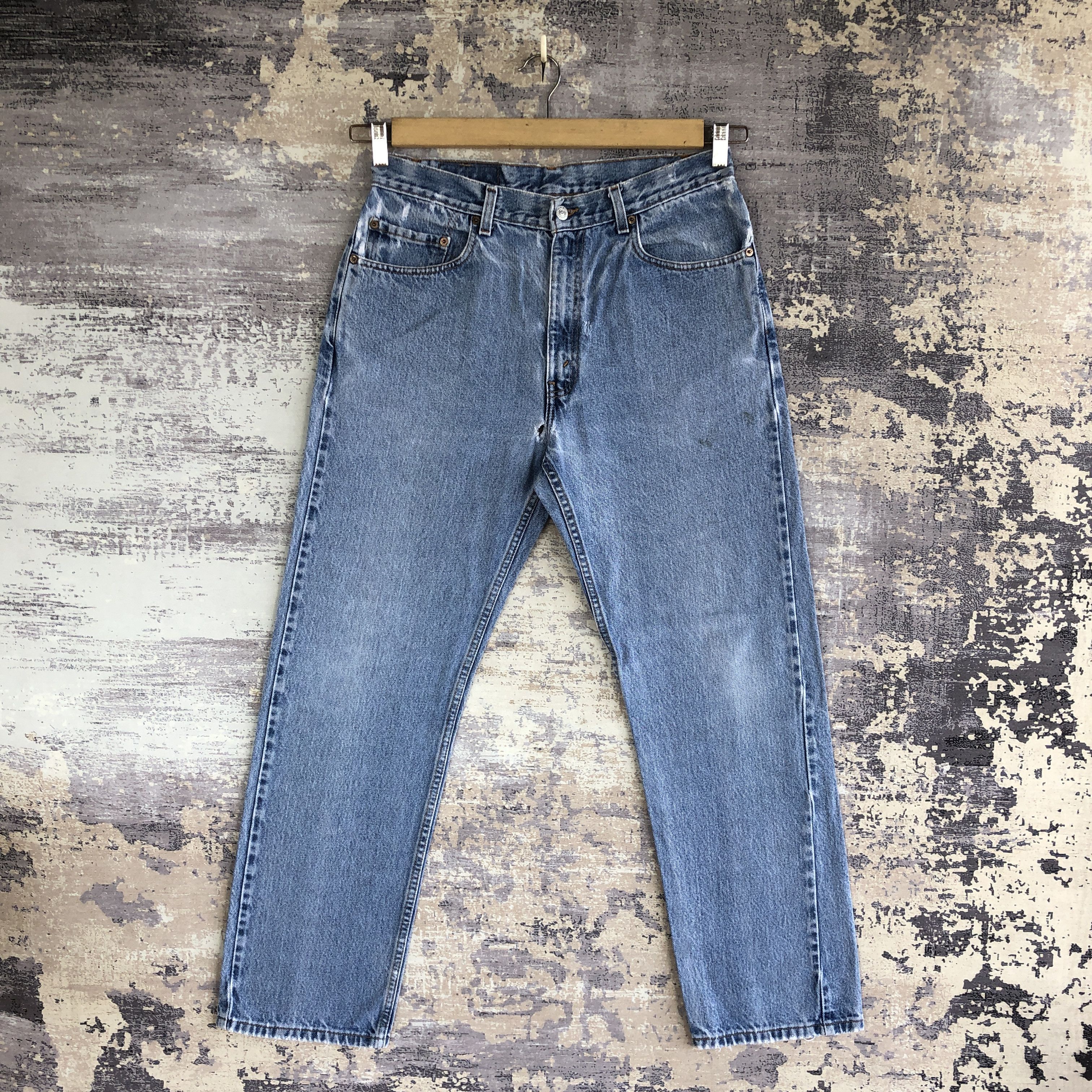 Levi's × Vintage Vintage Sun Faded Levi's Jeans Levis 505 Distressed Denim Size US 30 / EU 46 - 1 Thumbnail