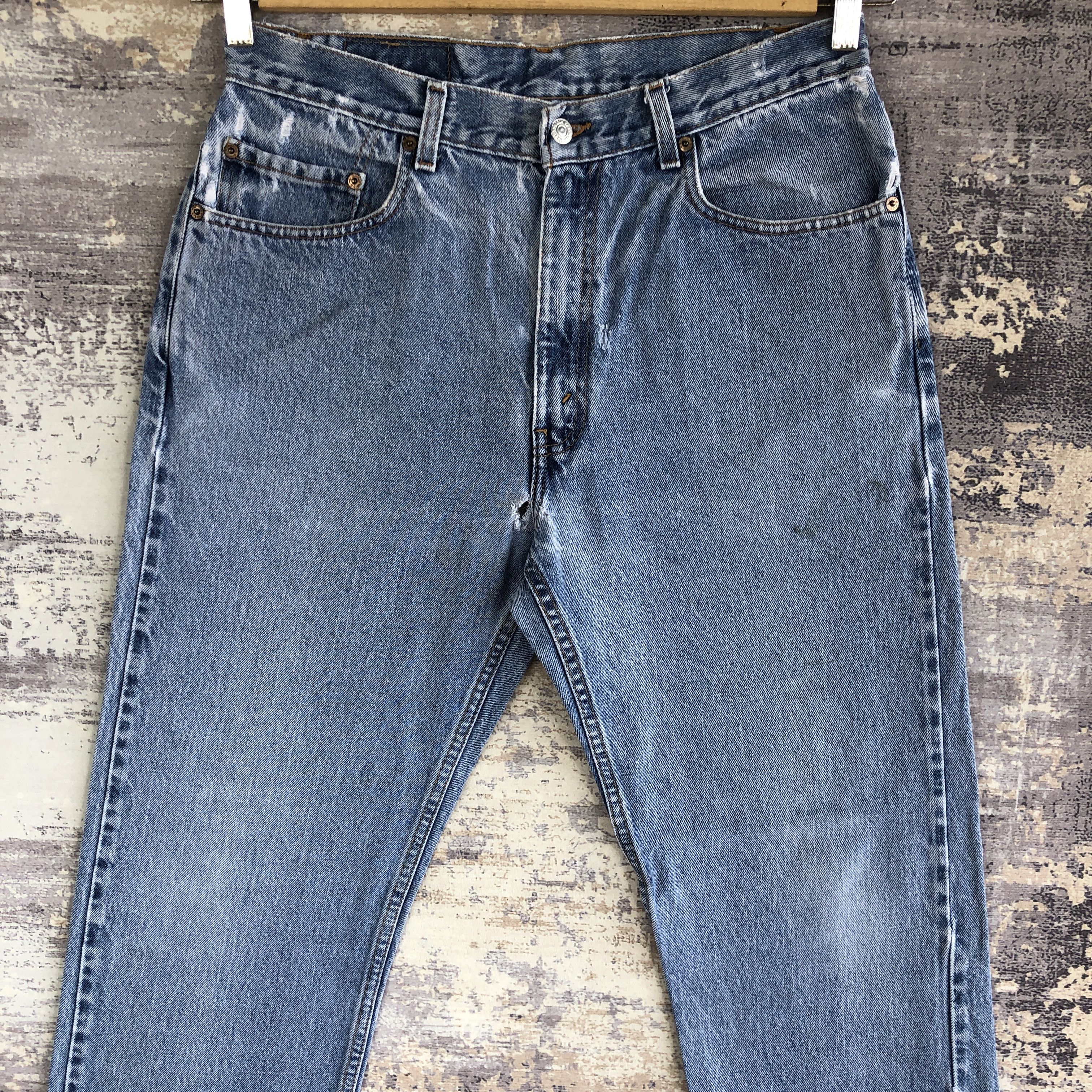 Levi's × Vintage Vintage Sun Faded Levi's Jeans Levis 505 Distressed Denim Size US 30 / EU 46 - 3 Thumbnail