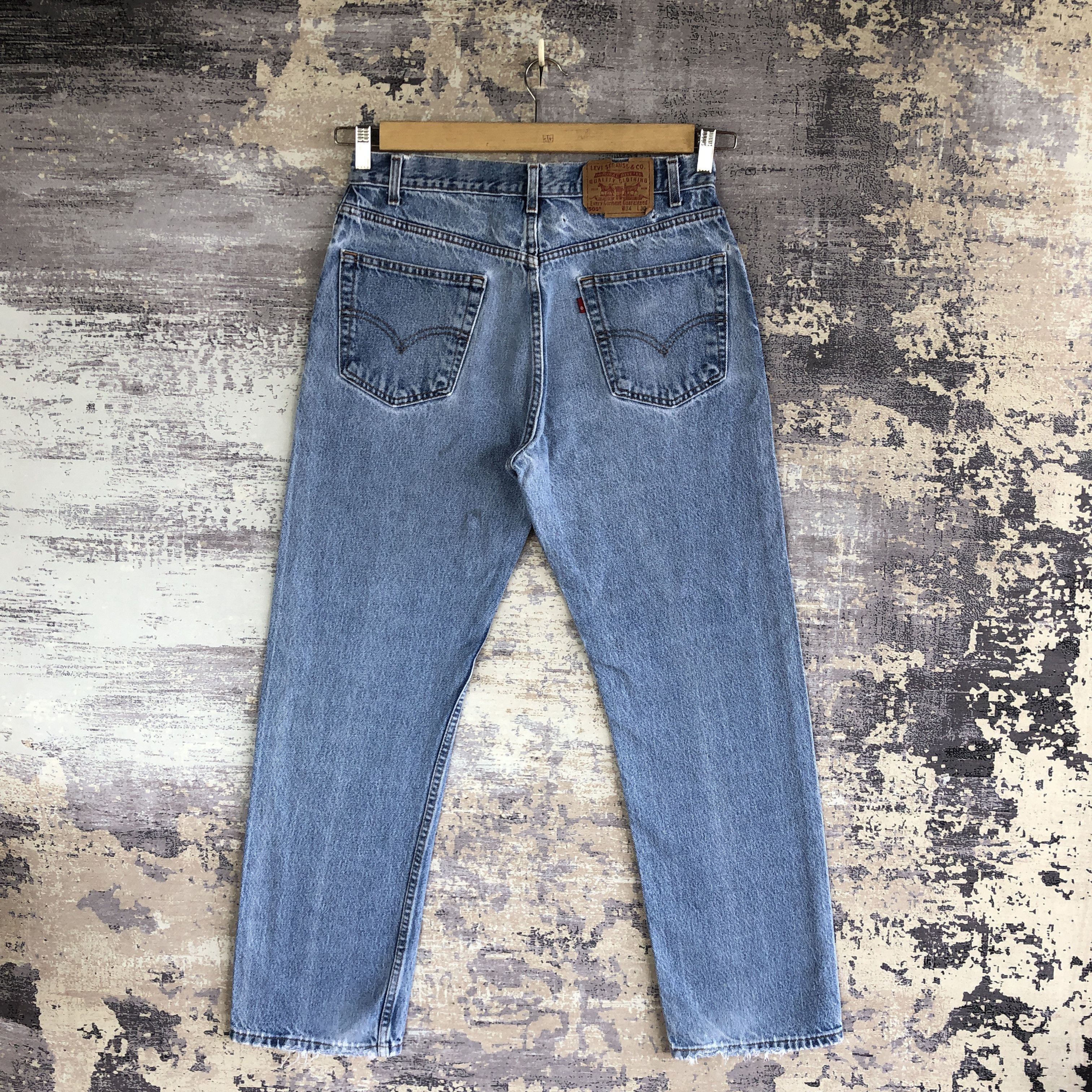 Levi's × Vintage Vintage Sun Faded Levi's Jeans Levis 505 Distressed Denim Size US 30 / EU 46 - 2 Thumbnail