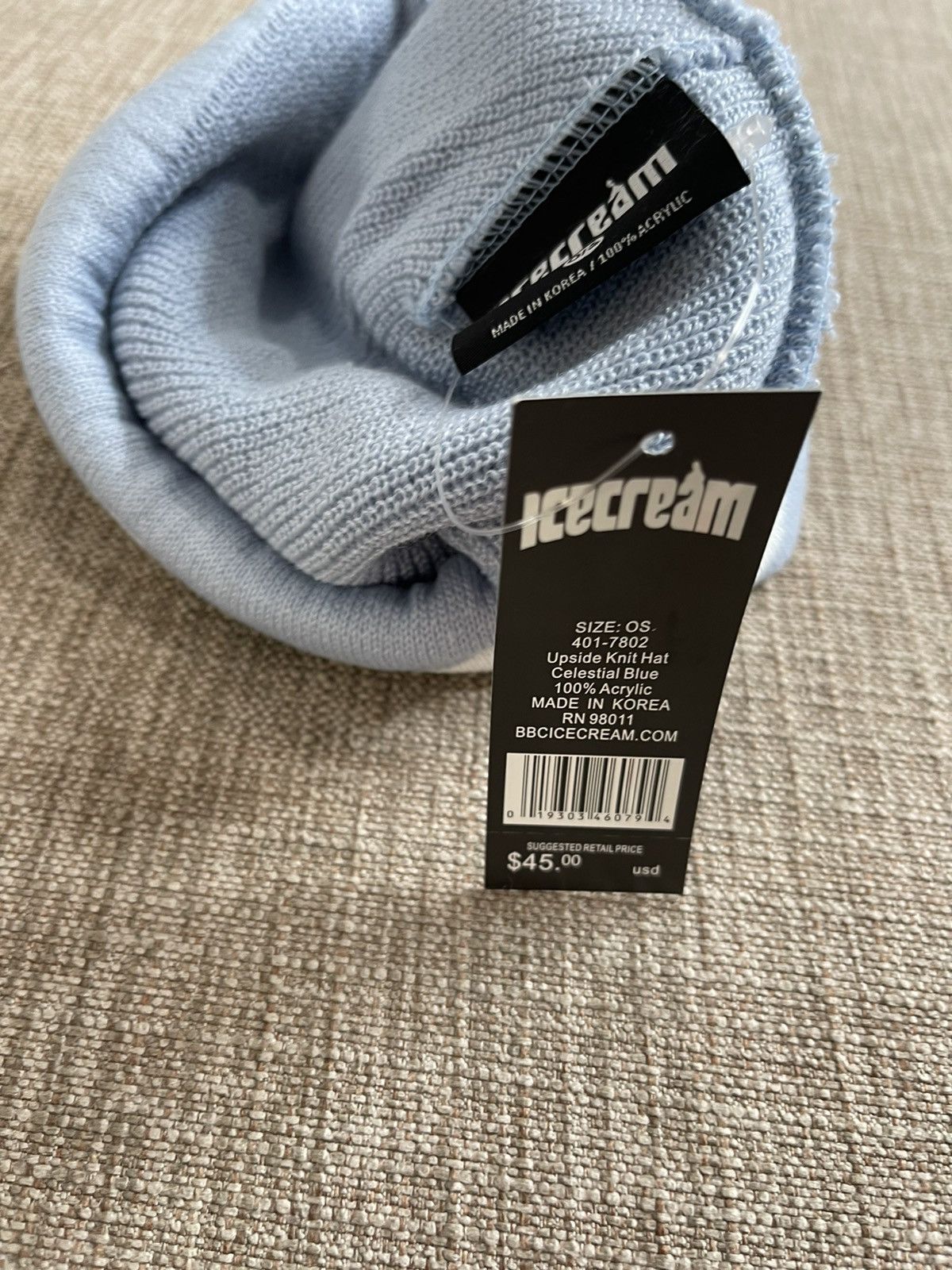 Icecream Ice Cream Beanie (Celestial Blue) Size ONE SIZE - 6 Thumbnail