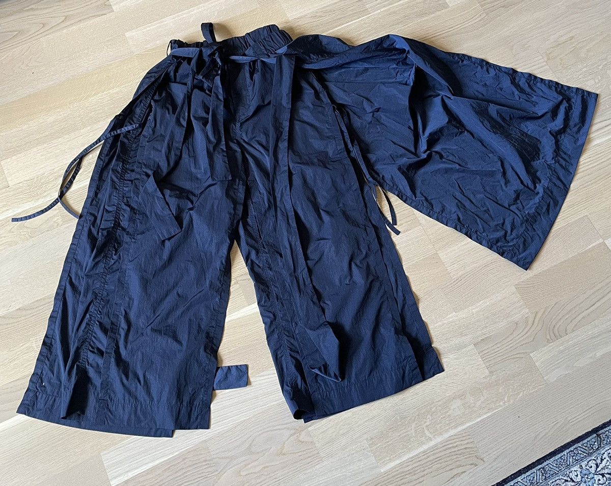 image of Craig Green Runway Sample Cropped Track Pants in Navy, Men's (Size 31)