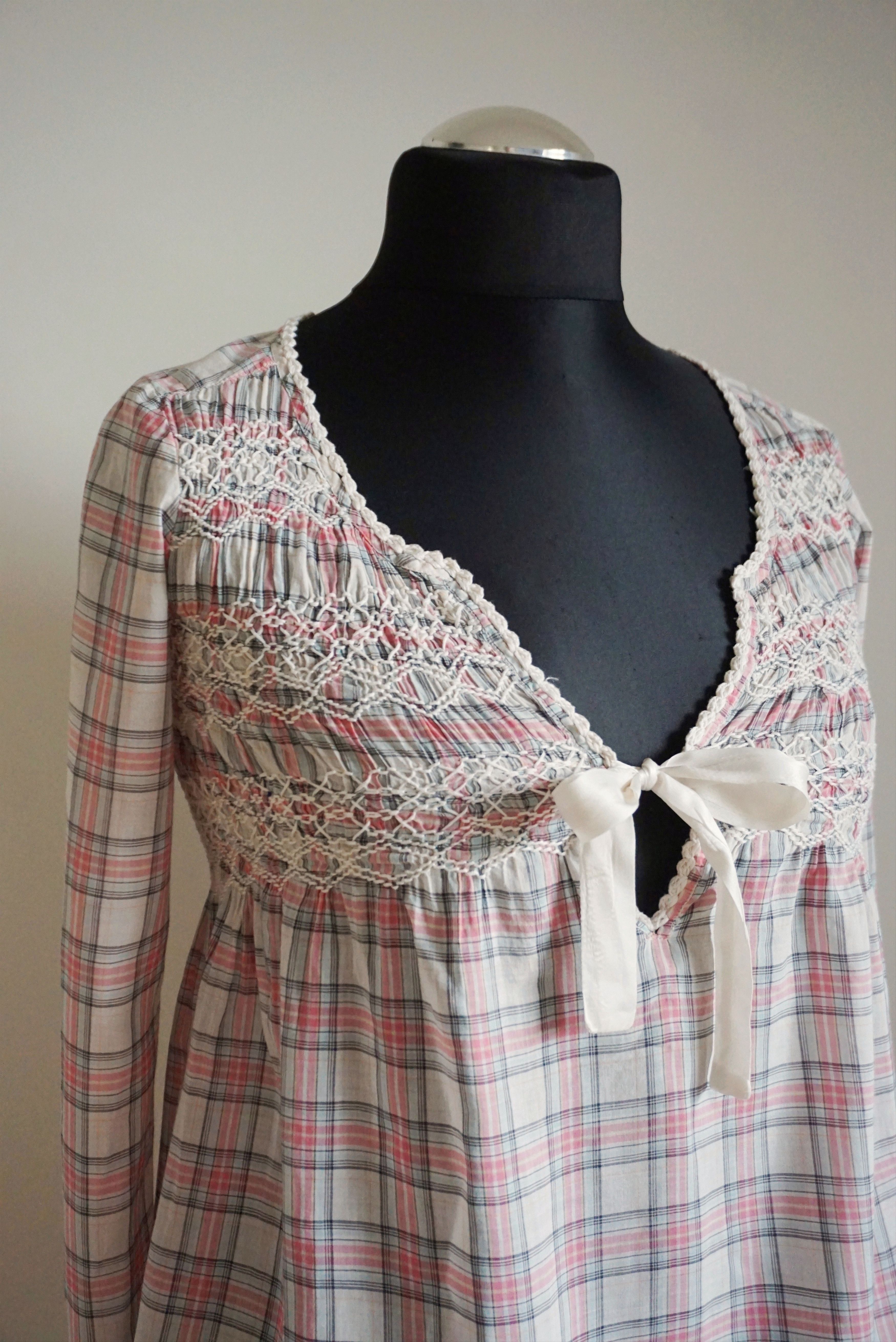 Odd Molly Womens Odd Molly 0 XS US 0/2 shirt blouse tunic checked lace Size XS / US 0-2 / IT 36-38 - 3 Thumbnail