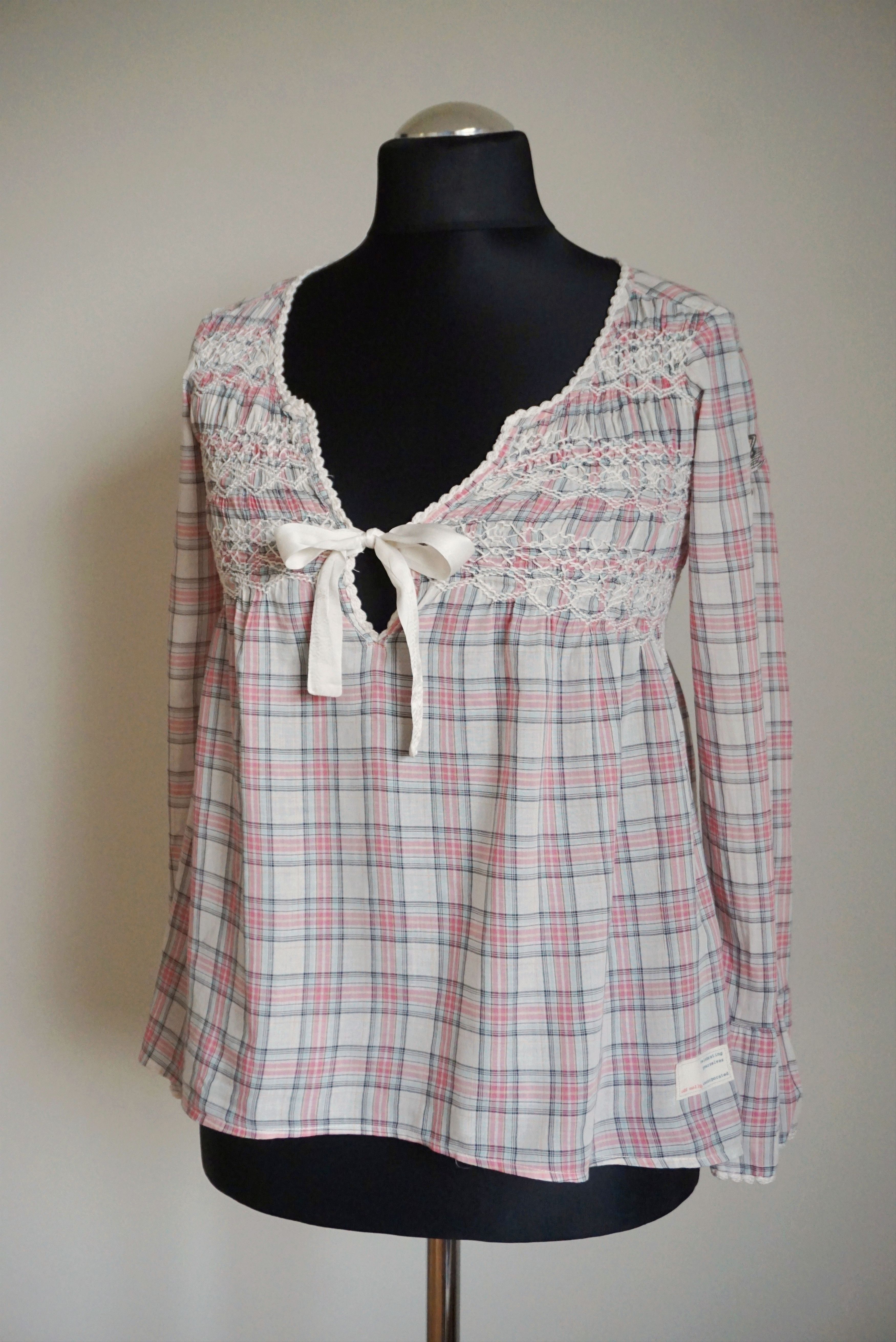 Odd Molly Womens Odd Molly 0 XS US 0/2 shirt blouse tunic checked lace Size XS / US 0-2 / IT 36-38 - 19 Thumbnail