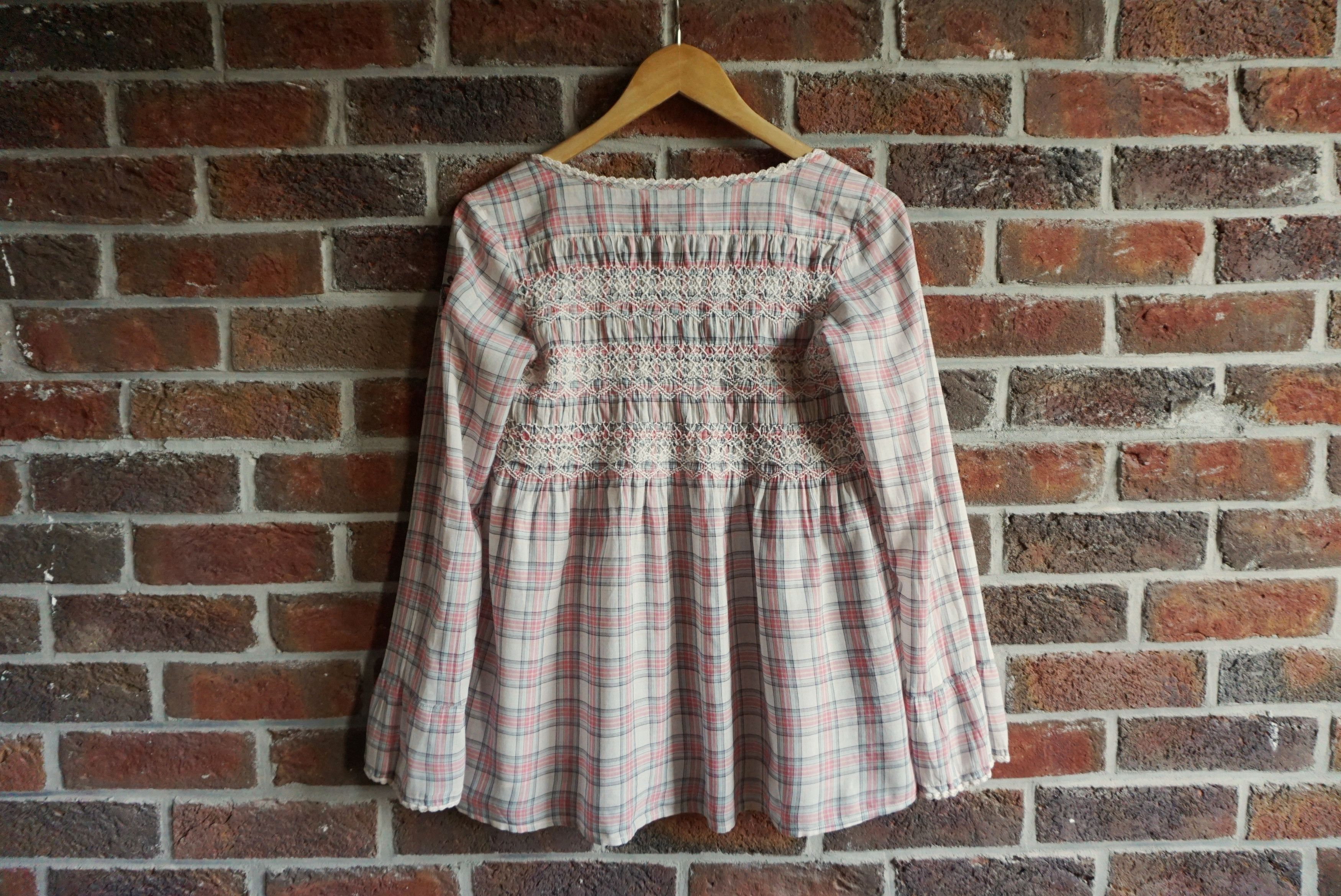 Odd Molly Womens Odd Molly 0 XS US 0/2 shirt blouse tunic checked lace Size XS / US 0-2 / IT 36-38 - 5 Thumbnail