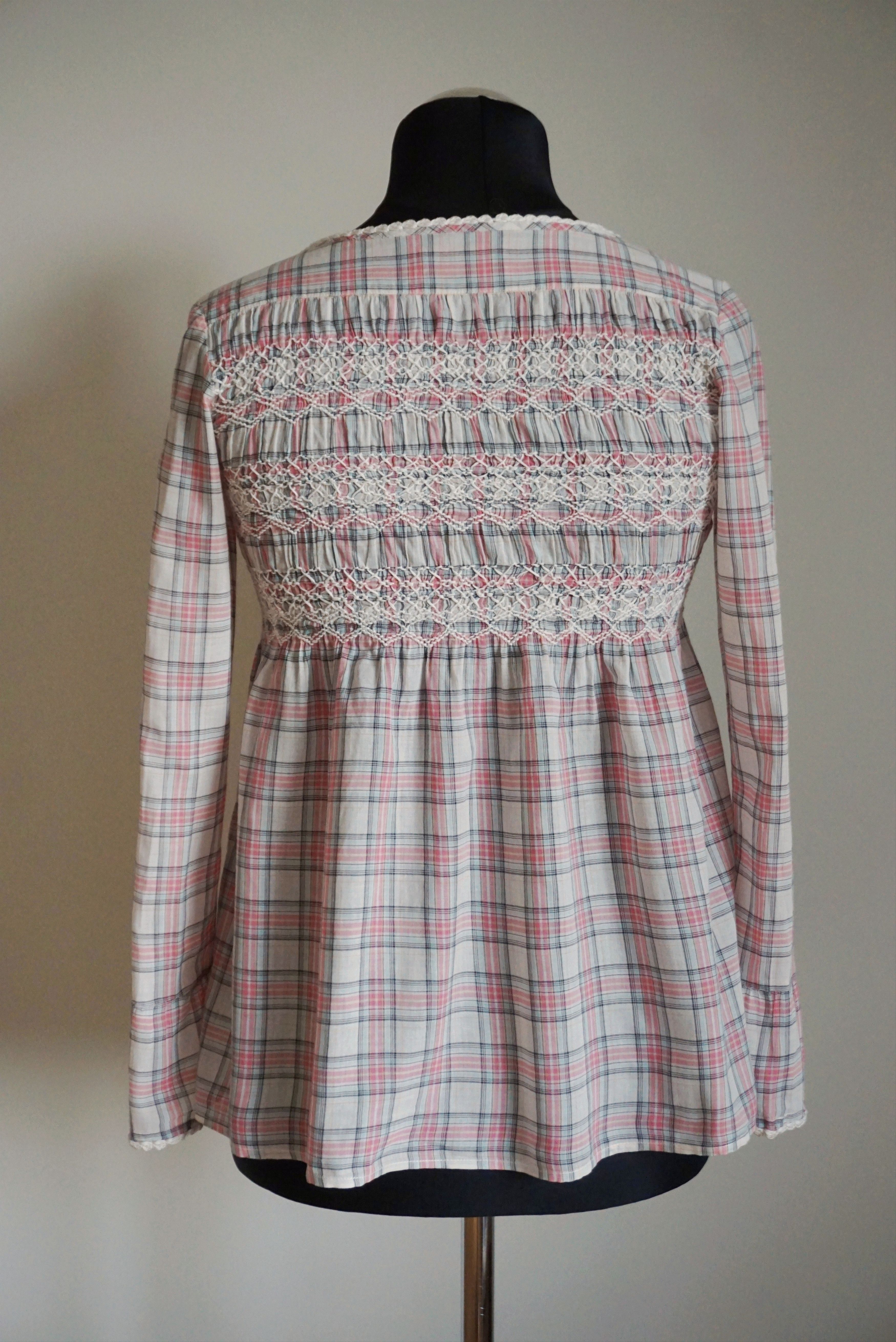 Odd Molly Womens Odd Molly 0 XS US 0/2 shirt blouse tunic checked lace Size XS / US 0-2 / IT 36-38 - 21 Thumbnail