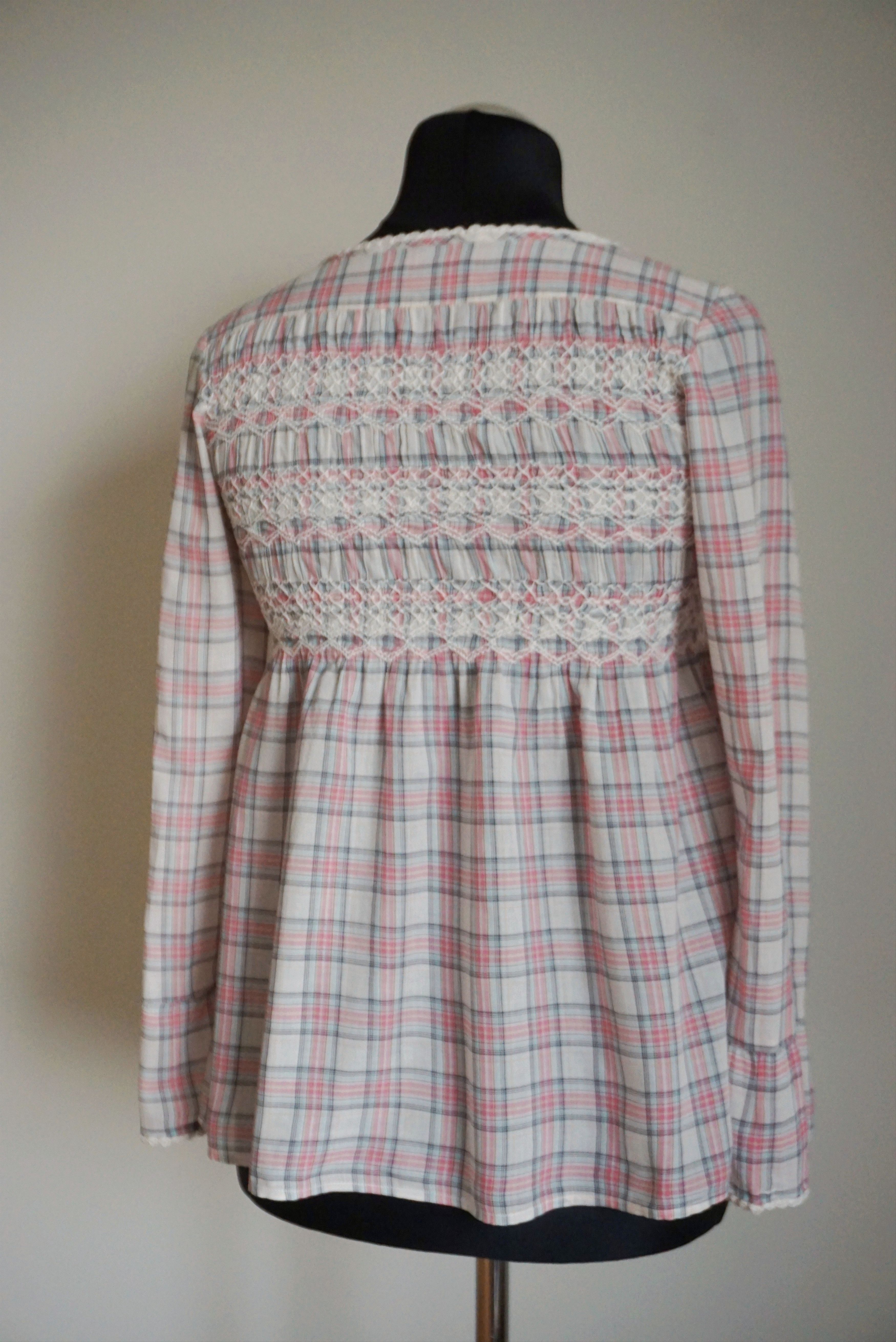 Odd Molly Womens Odd Molly 0 XS US 0/2 shirt blouse tunic checked lace Size XS / US 0-2 / IT 36-38 - 22 Thumbnail