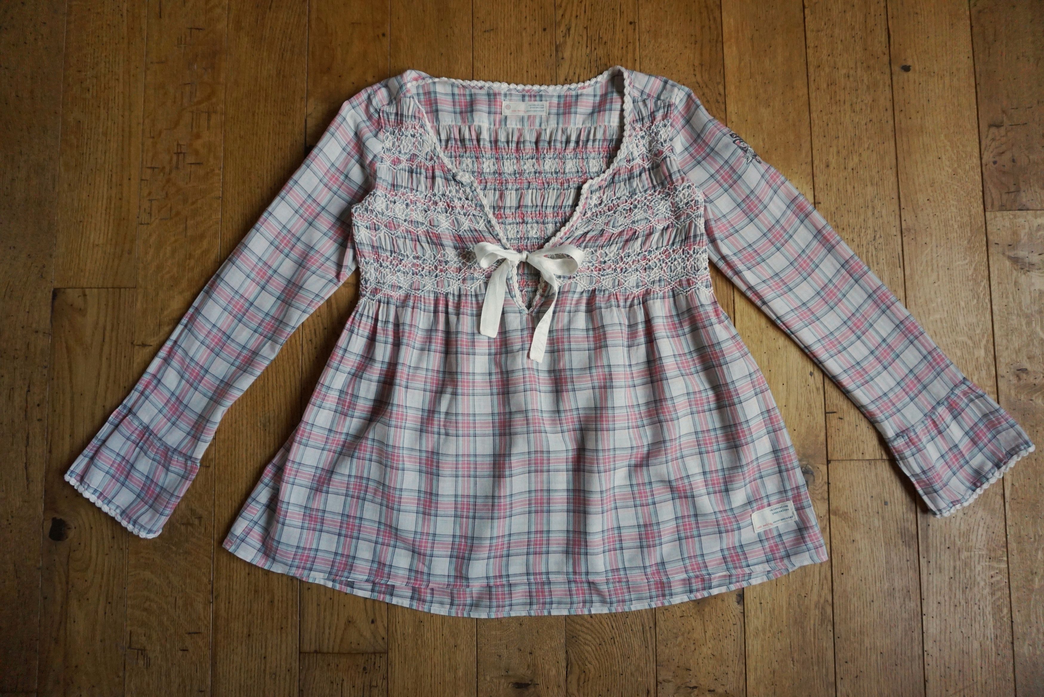 Odd Molly Womens Odd Molly 0 XS US 0/2 shirt blouse tunic checked lace Size XS / US 0-2 / IT 36-38 - 13 Thumbnail