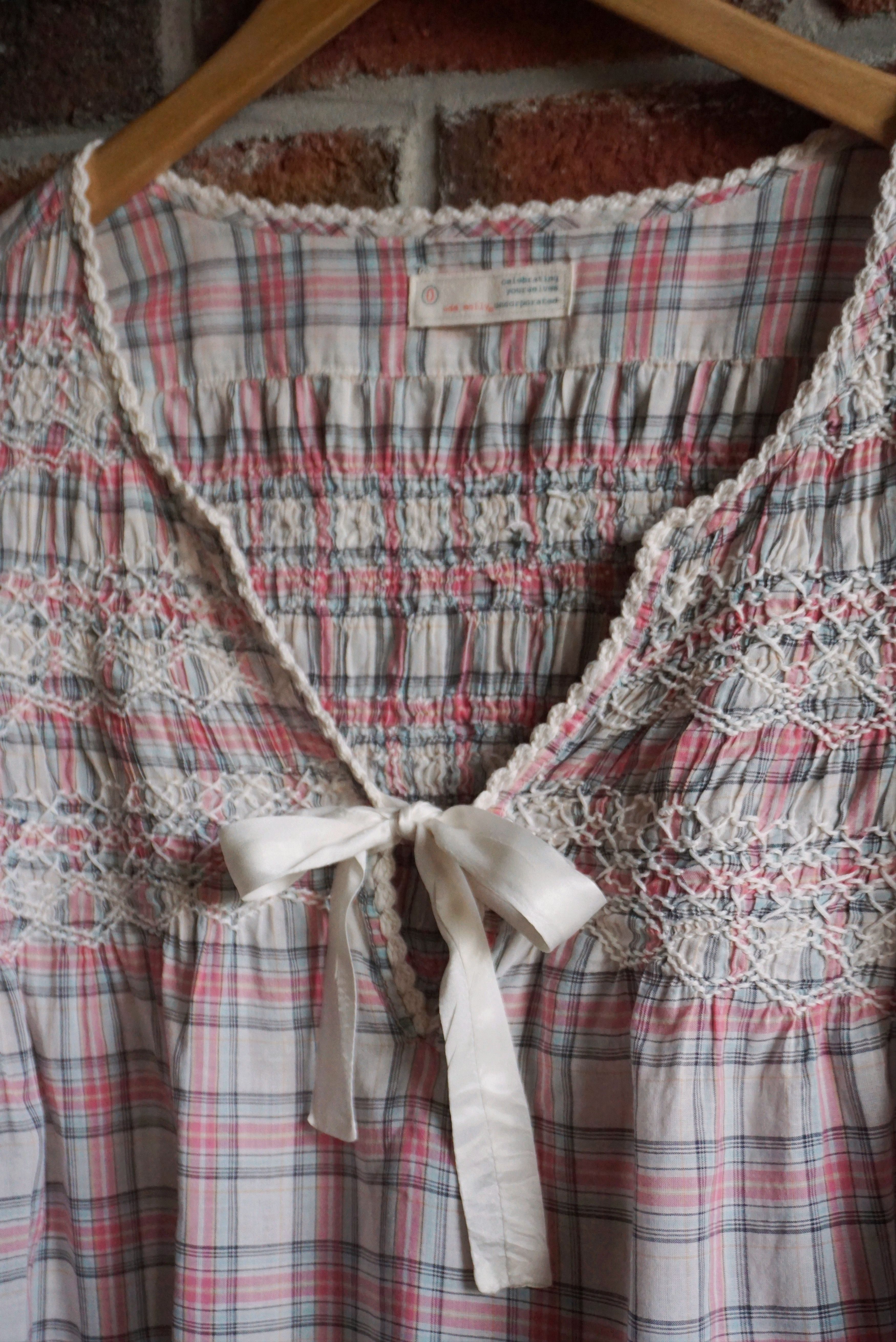 Odd Molly Womens Odd Molly 0 XS US 0/2 shirt blouse tunic checked lace Size XS / US 0-2 / IT 36-38 - 12 Thumbnail