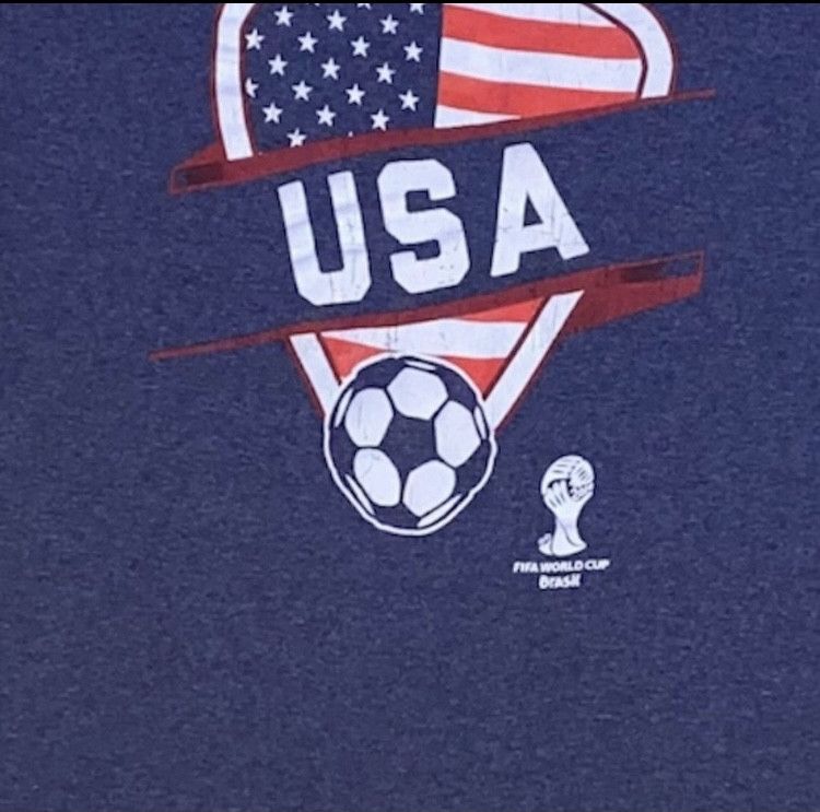 Other 🏁 FIFA 2014 World Cup Brasil Team USA T-Shirt 🏁 Size US M / EU 48-50 / 2 - 2 Thumbnail