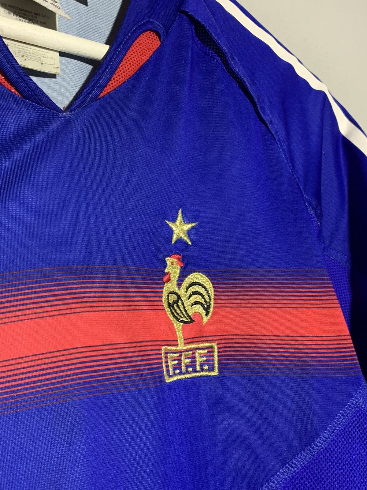 Adidas × Vintage France 2004 Adidas Vintage Y2k Streetwear Football Shirt Size US S / EU 44-46 / 1 - 5 Thumbnail