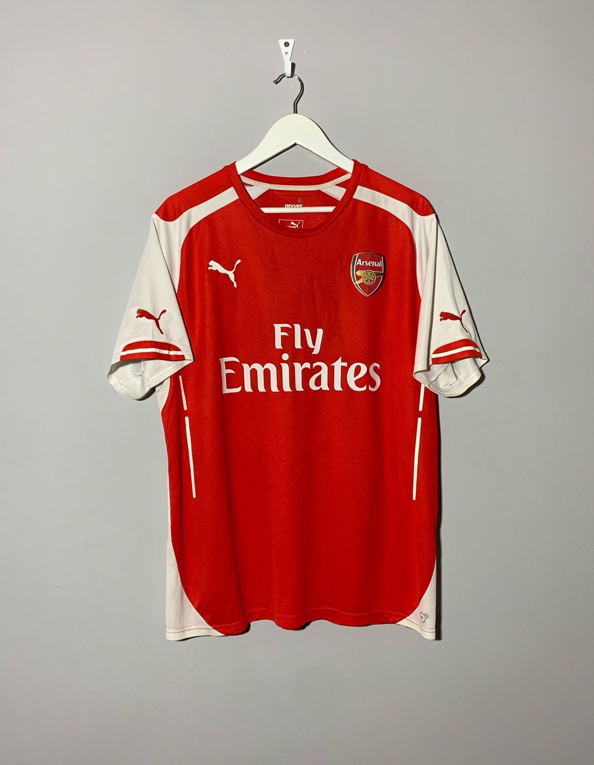 Puma Arsenal FC Puma 2014/15 Home Y2k Football Shirt Size US XL / EU 56 / 4 - 1 Thumbnail