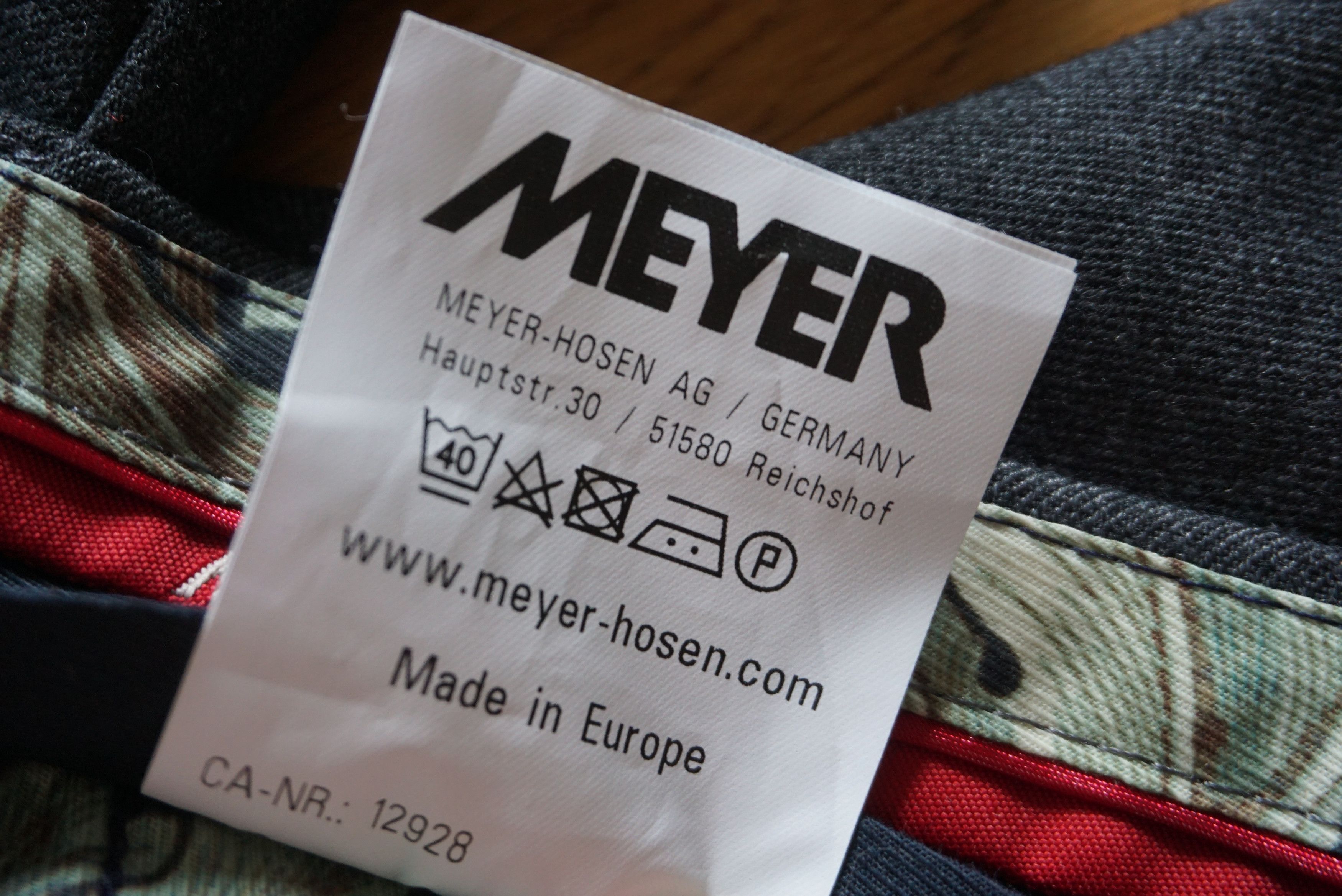 Designer Meyer ROMA £139 DE29.5 GB 44 W44 L30 chino trousers pants Size 44R - 11 Thumbnail