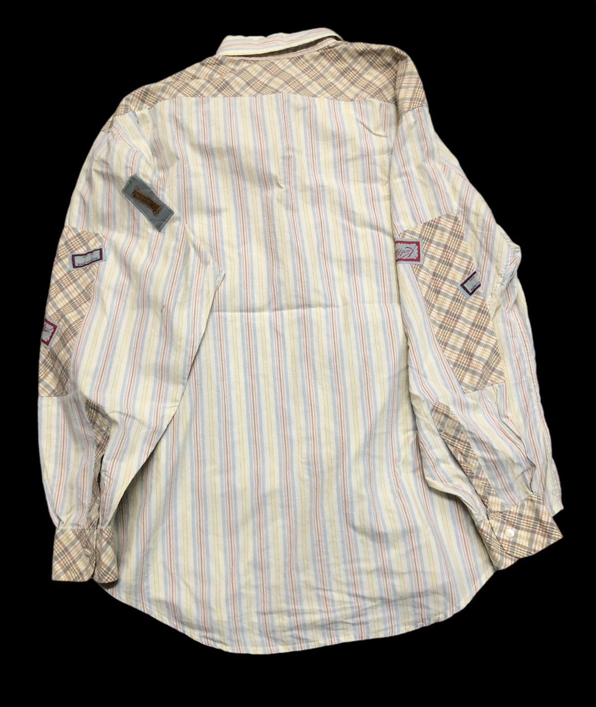 Karl Helmut × Vintage Vintage Karl Helmut Patches Long Sleeve Shirt Size XXL / US 16-18 / IT 52-54 - 6 Thumbnail