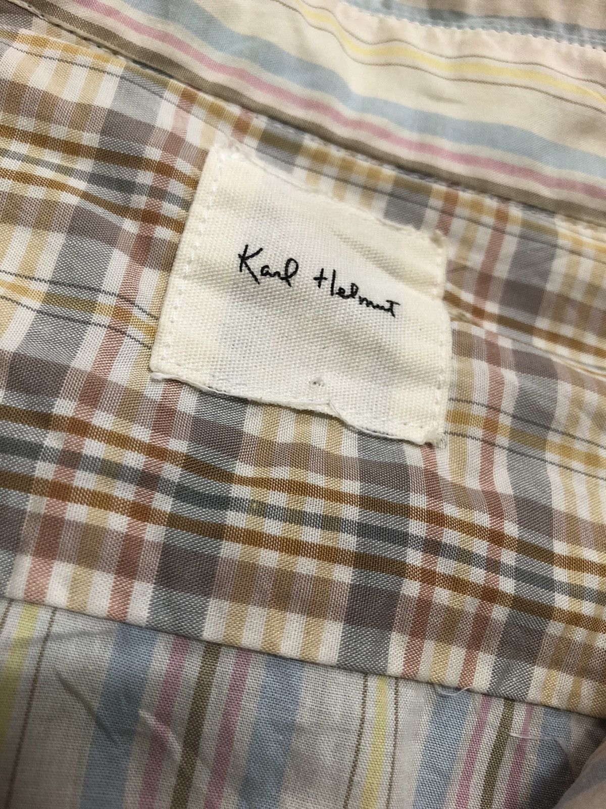 Karl Helmut × Vintage Vintage Karl Helmut Patches Long Sleeve Shirt Size XXL / US 16-18 / IT 52-54 - 14 Thumbnail