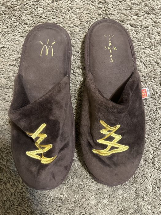 Nike Travis Scott x McDonald s Cj house house slippers size XL