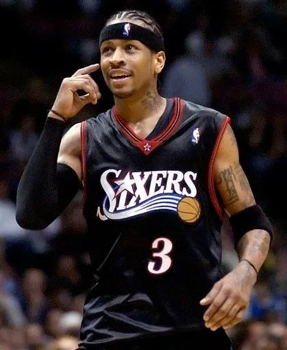 Champion × NBA #3 Allen Iverson Philadelphia NBA Y2k Streetwear Jersey Size US S / EU 44-46 / 1 - 2 Thumbnail