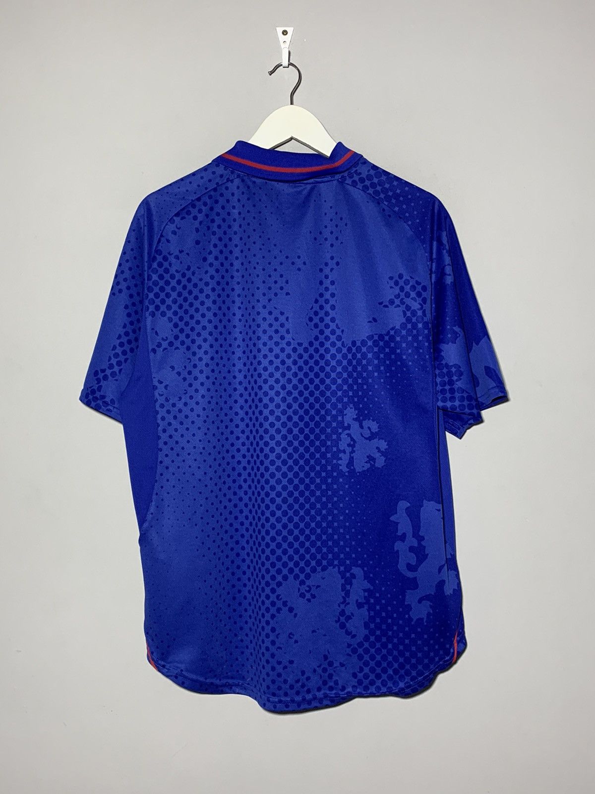 Diadora × Vintage Rangers 2003/04 Diadora Vintage Football Y2k Shirt Size US L / EU 52-54 / 3 - 6 Thumbnail