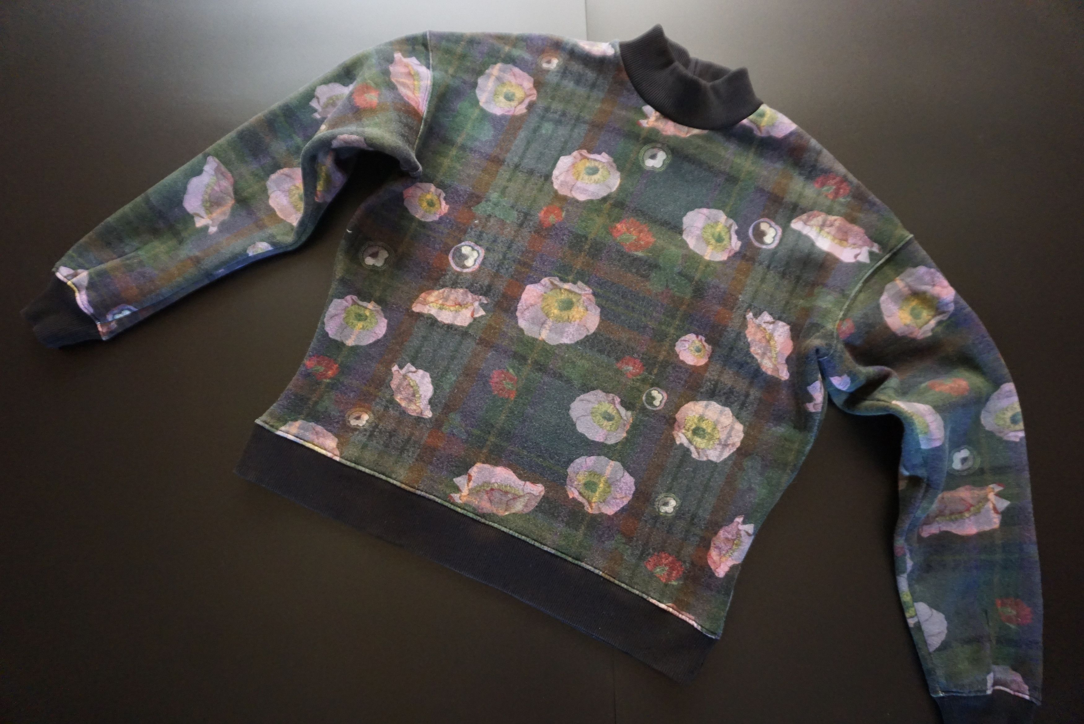 Holzweiler Womens Holzweiler S Small floral fleece sweatshirt top Size S / US 4 / IT 40 - 8 Thumbnail