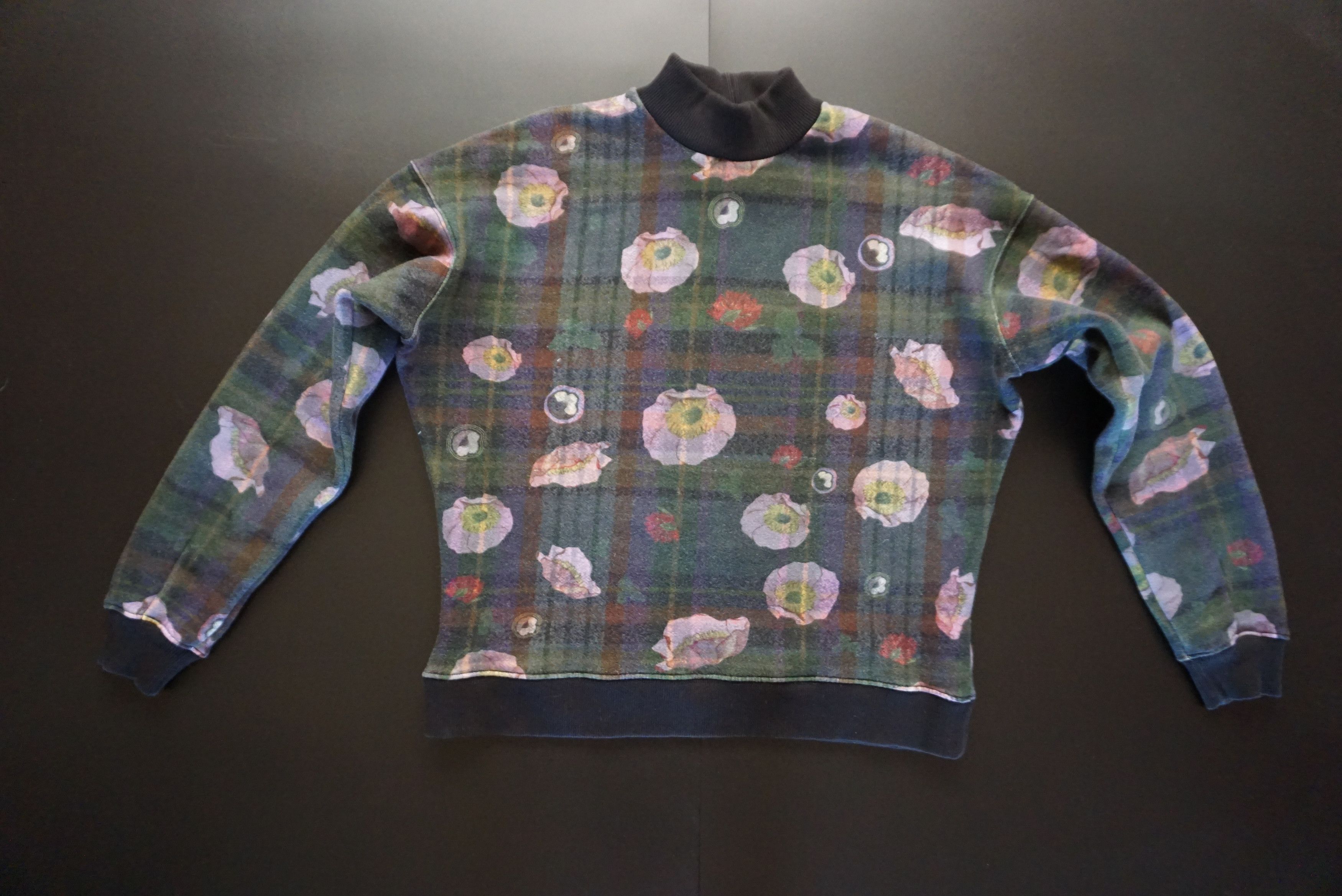 Holzweiler Womens Holzweiler S Small floral fleece sweatshirt top Size S / US 4 / IT 40 - 9 Thumbnail