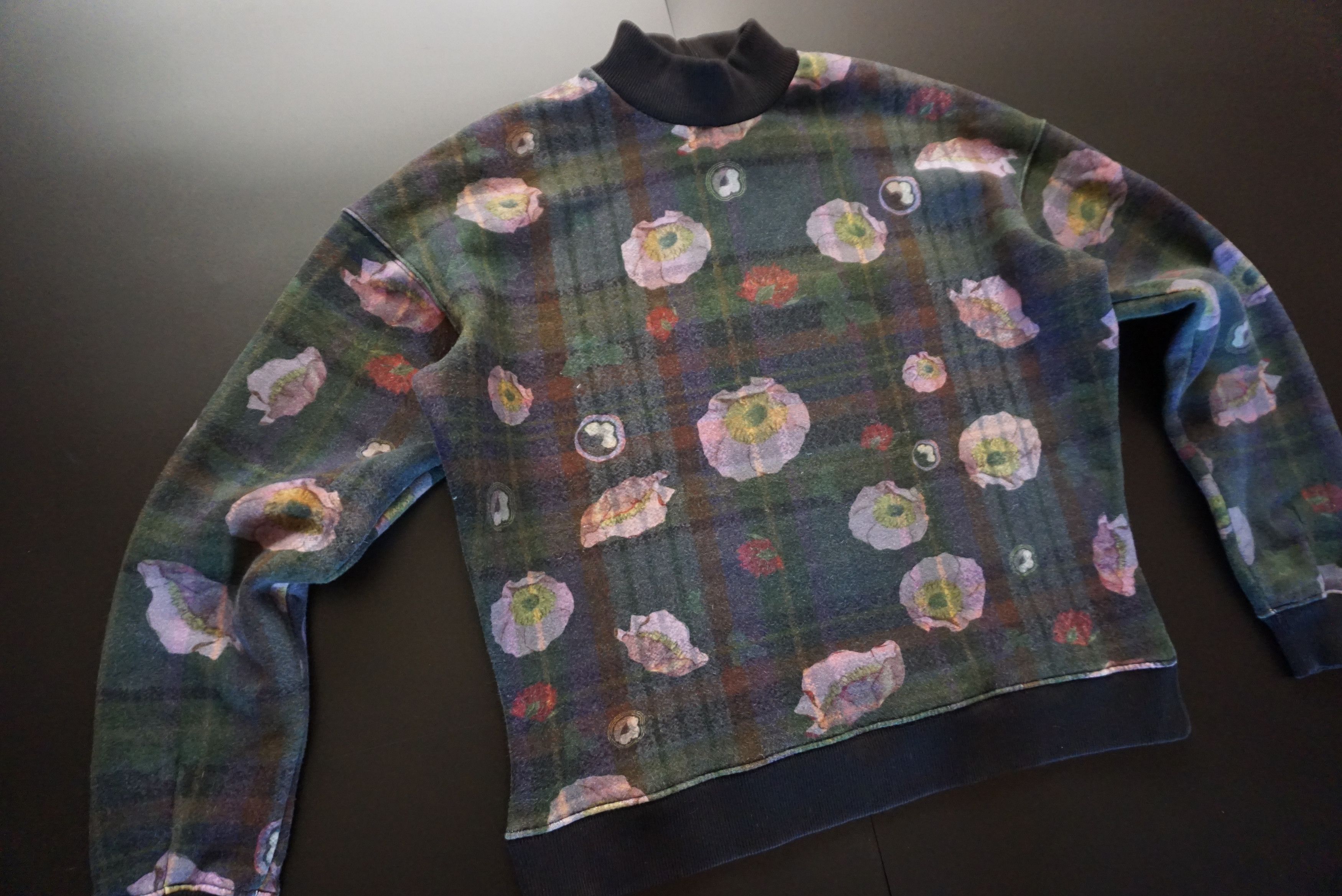 Holzweiler Womens Holzweiler S Small floral fleece sweatshirt top Size S / US 4 / IT 40 - 10 Thumbnail