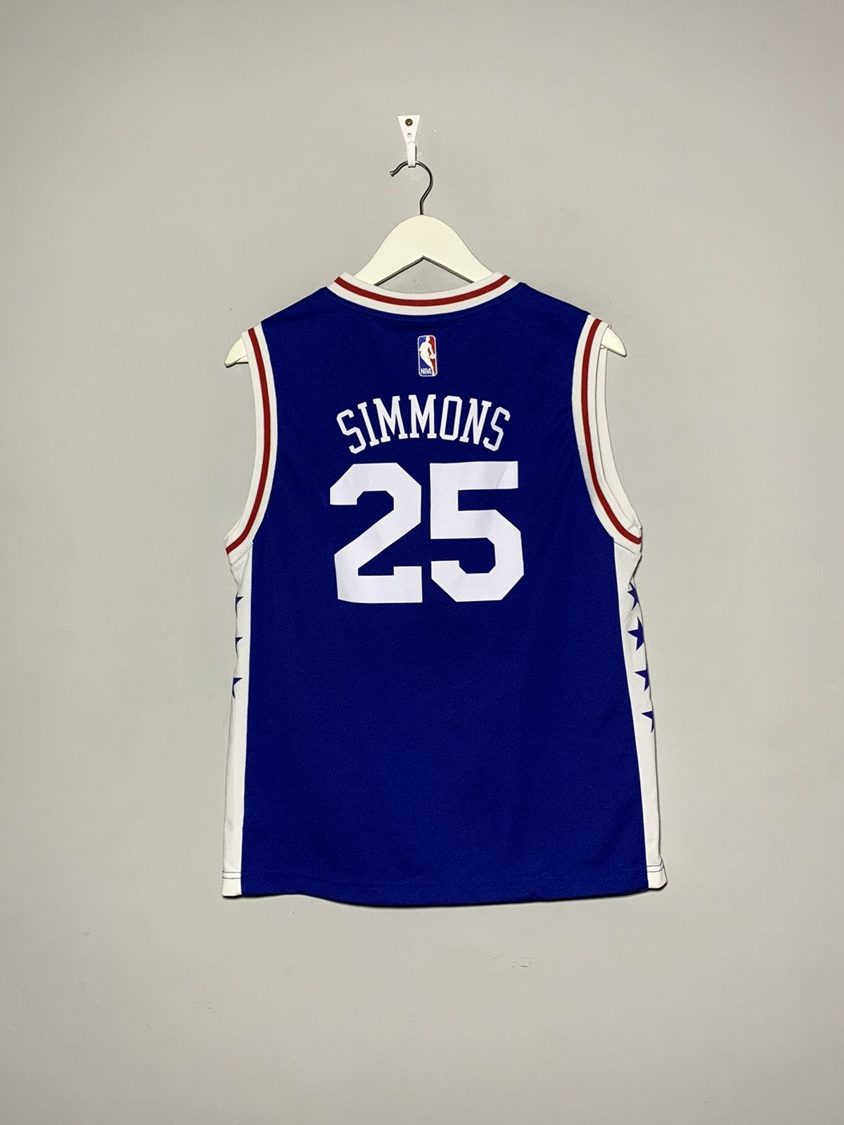 Adidas × NBA #25 Ben Simmons Philadelphia NBA Basketball Jersey Size US L / EU 52-54 / 3 - 7 Thumbnail