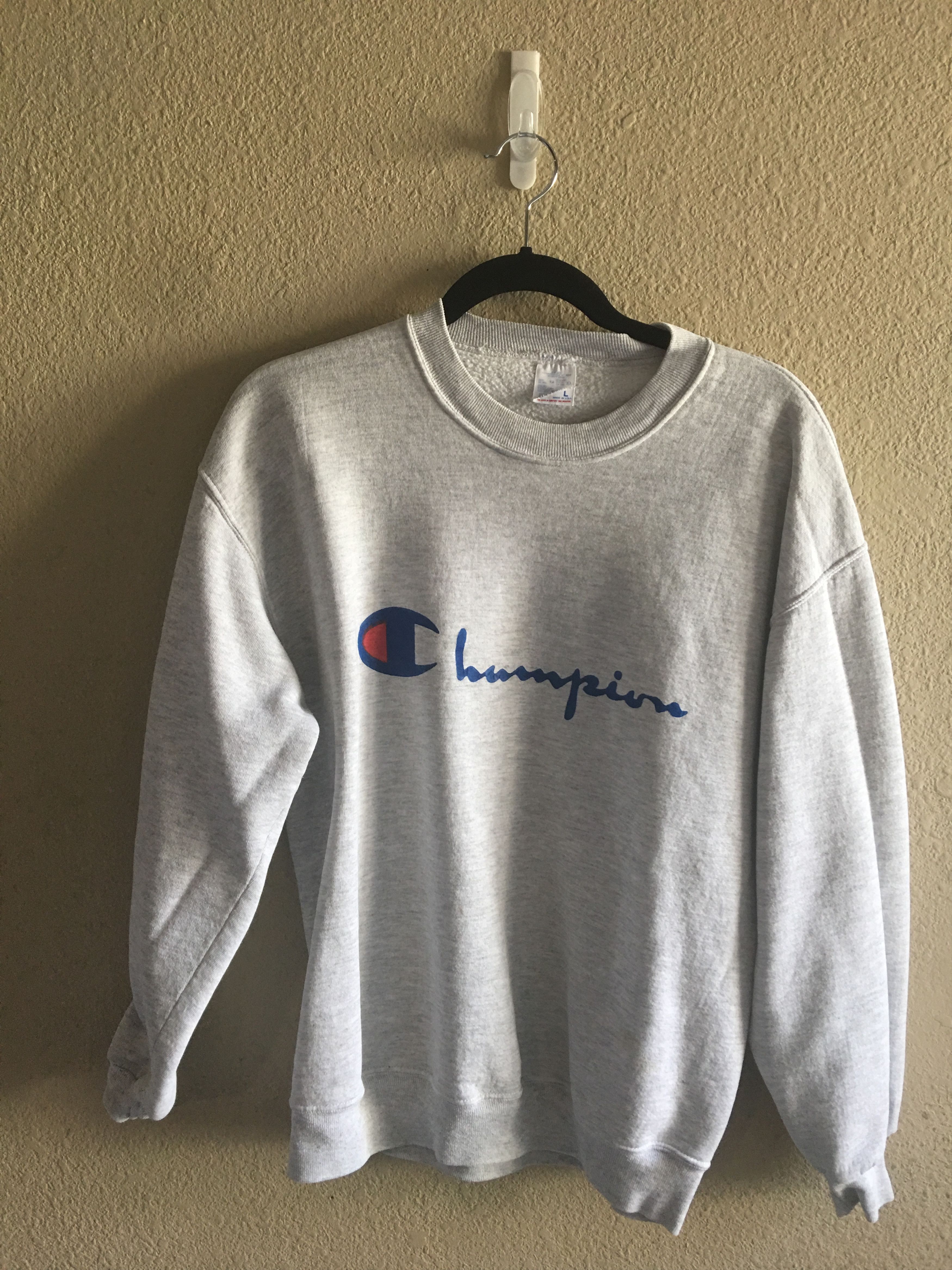 Champion Logo Sweater | Grailed