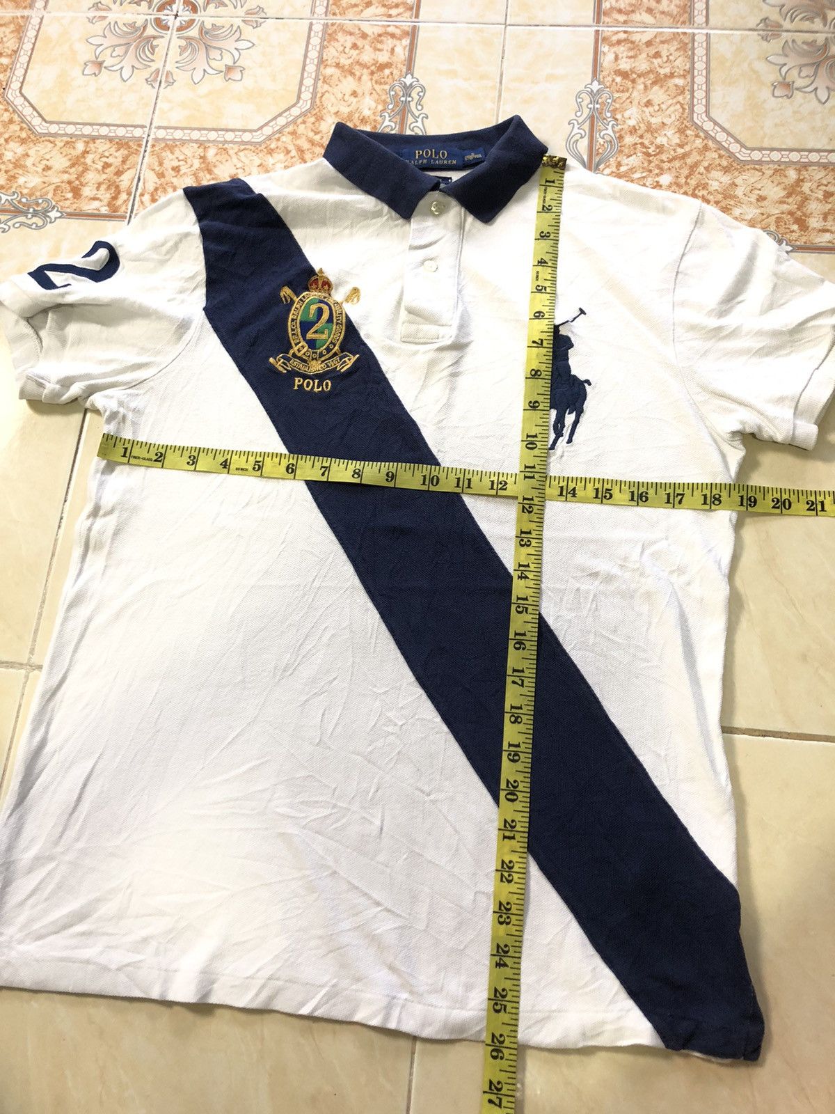 Polo Ralph Lauren × Vintage VINTAGE POLO RALPH LAURENT CUSTOM FIT POLO SHIRT Size US S / EU 44-46 / 1 - 7 Thumbnail